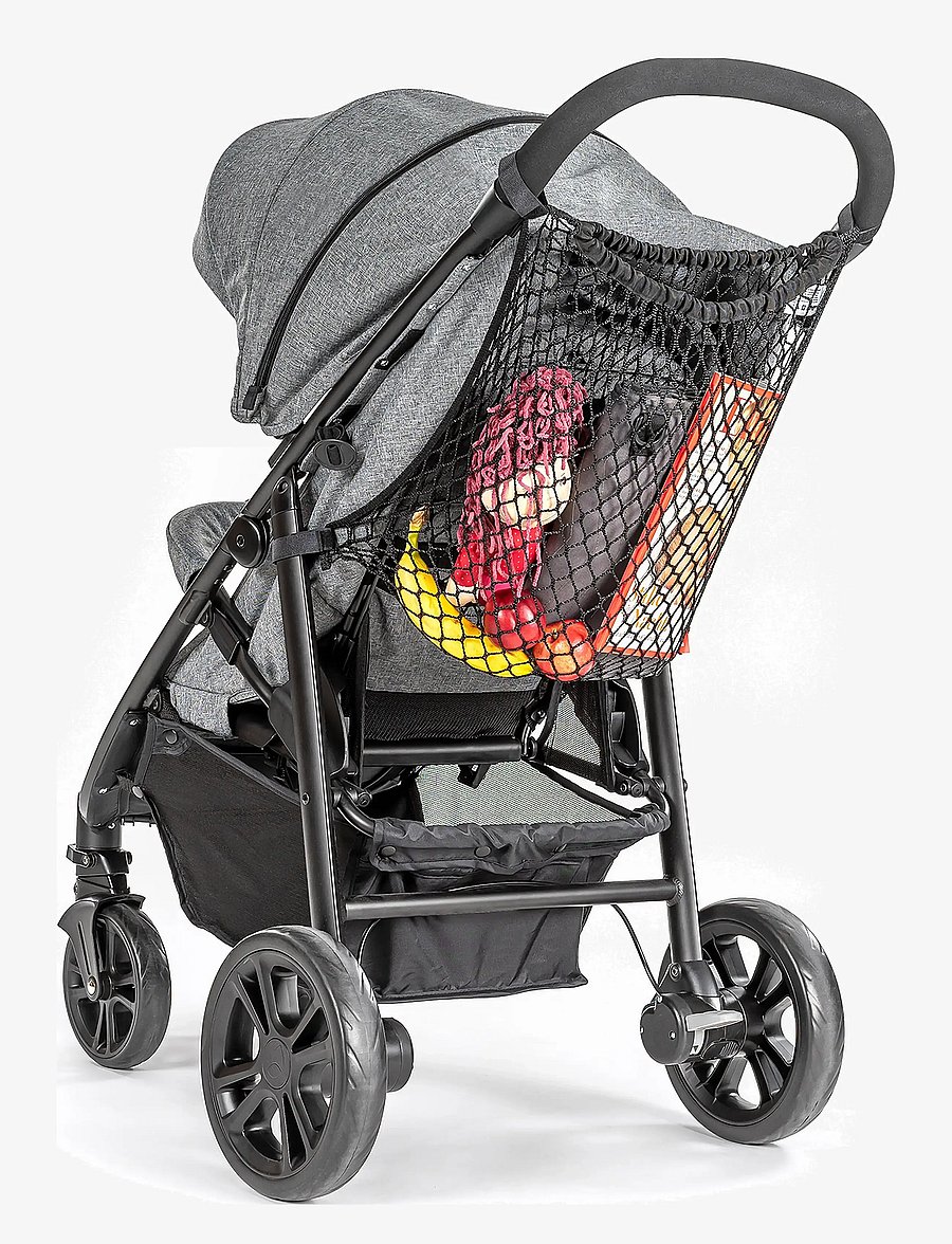 Reer - Stroller net bag, black - barnvagnstillbehör - black - 2