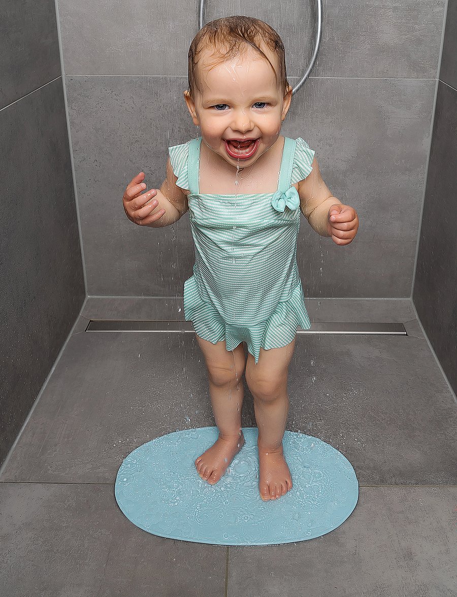 Reer - MyHappyBath Mat - baby bath mat - blue - 3