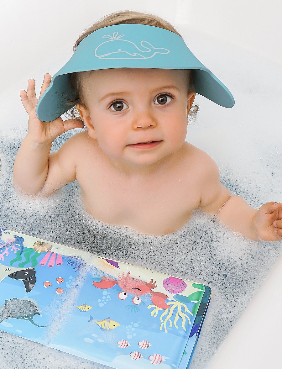 Reer - MyHappyBath Cap - shampoo shield - blue - 0
