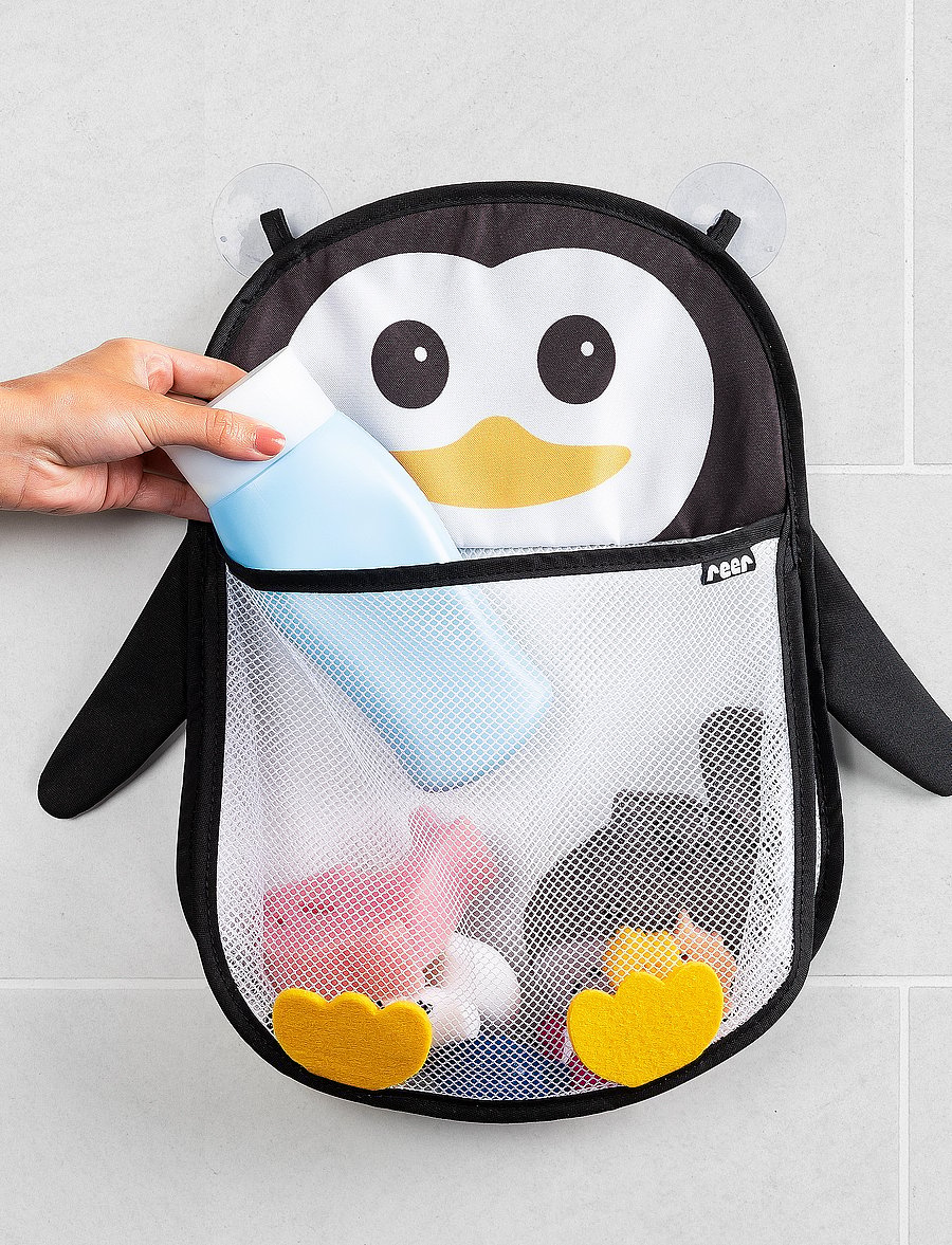 Reer - MyHappyPingu bath toy net - bad - black - 0