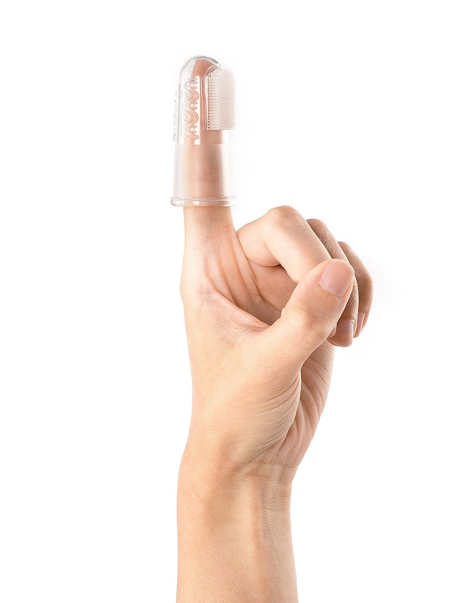 Reer - Silicone finger toothbrush 2 pieces - clear - 2
