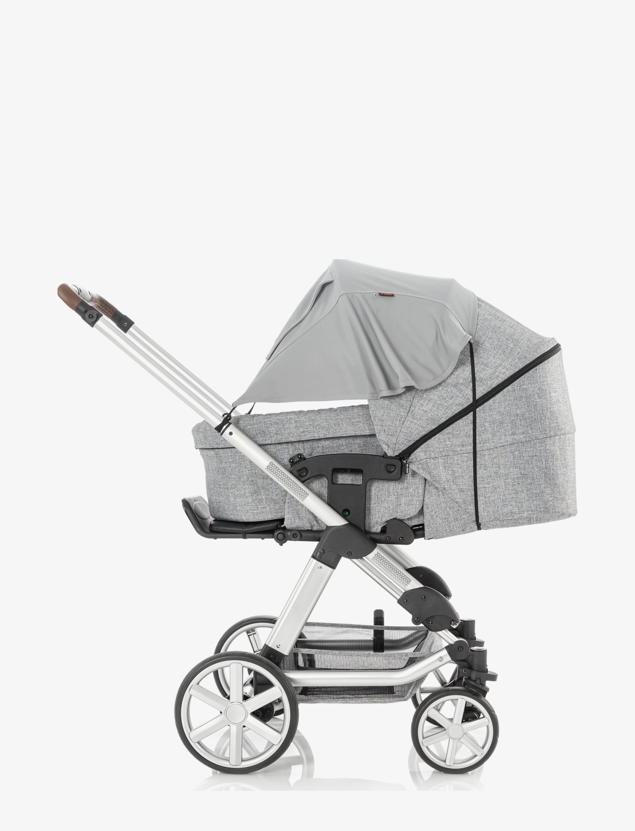 Reer - ShineSafe Premium awning, grey - barnevognstilbehør - grey - 5
