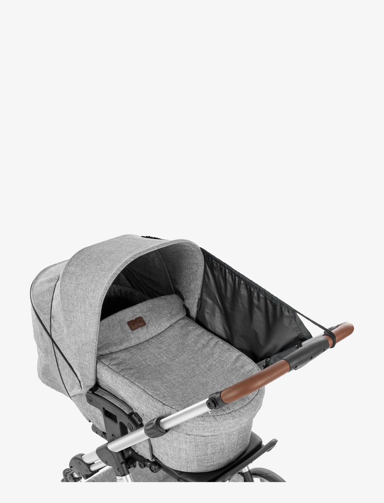 Reer - ShineSafe Awning for baby carriage, black - sol- og regnslag - black - 3