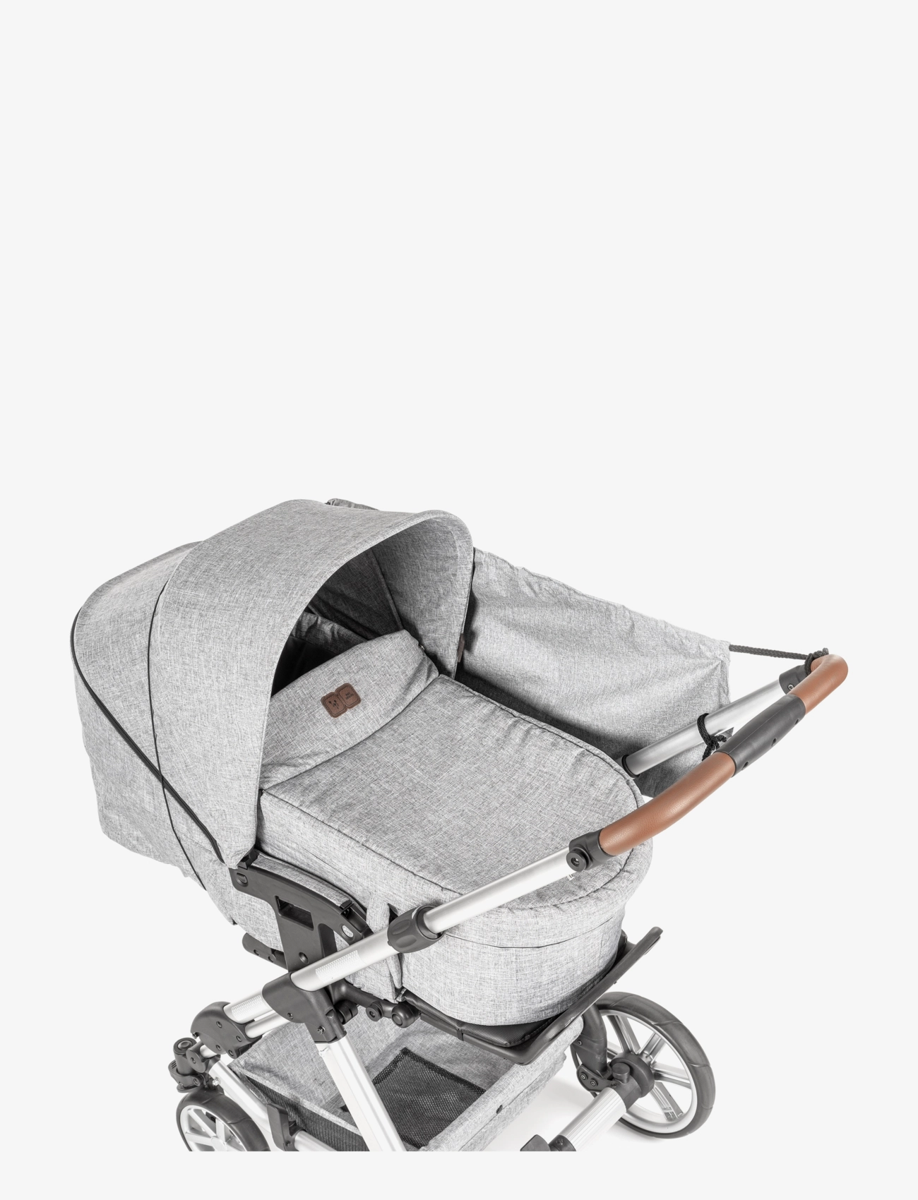 Reer - ShineSafe+ Awning for baby carriage, grey melange - barnevognstilbehør - grey - 3
