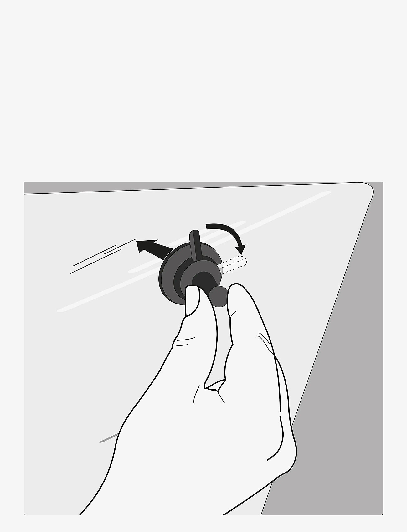 Reer - ParentsView automobile safety mirror - baby safety - black - 2