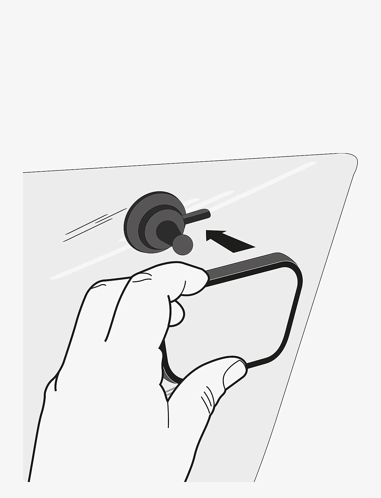 Reer - ParentsView automobile safety mirror - baby safety - black - 3