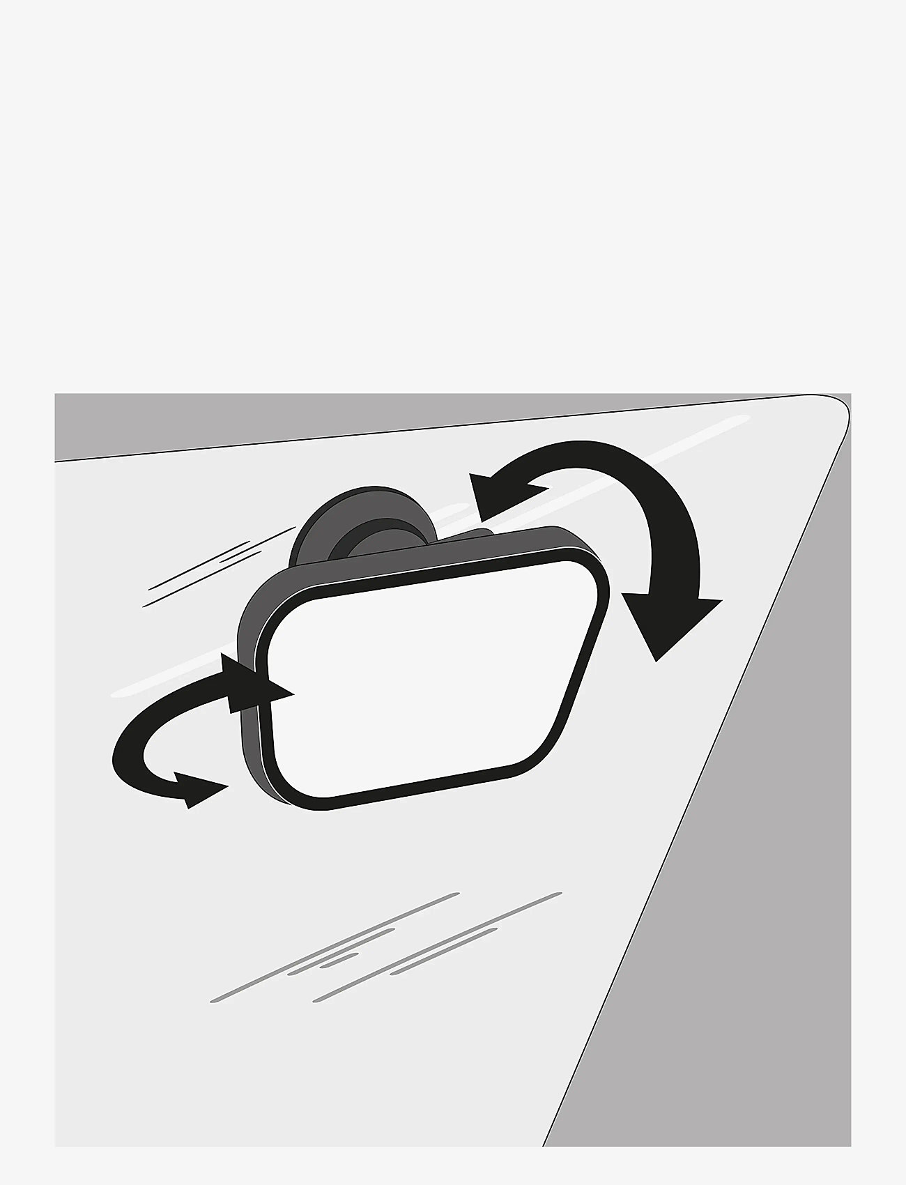 Reer - ParentsView automobile safety mirror - baby safety - black - 5