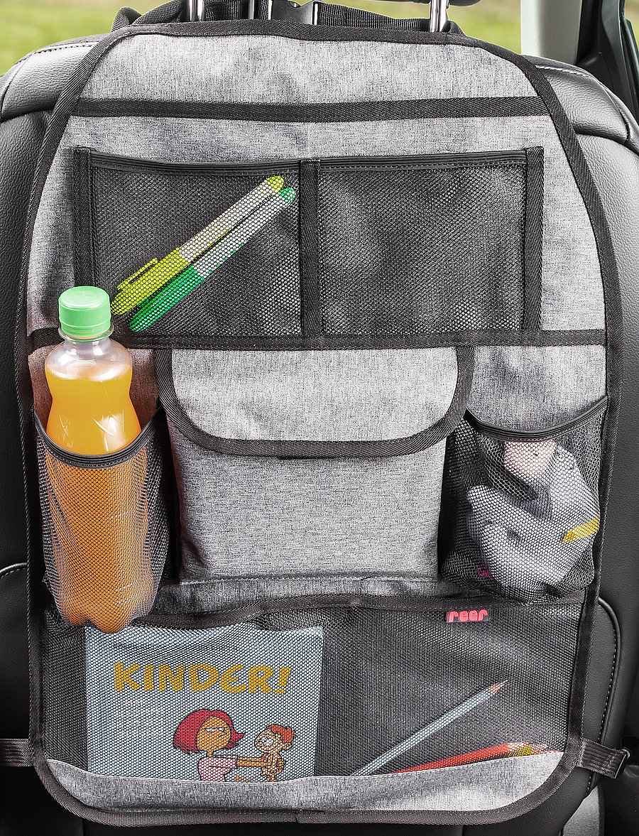 Reer - TravelKid Tidy car seat organizer - grey - 3