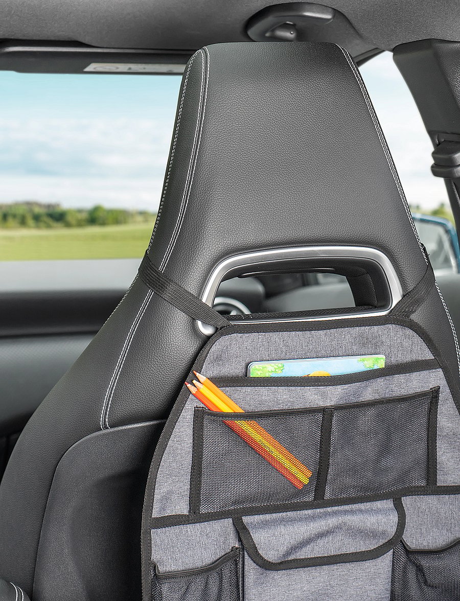 Reer - TravelKid Tidy car seat organizer - grey - 5