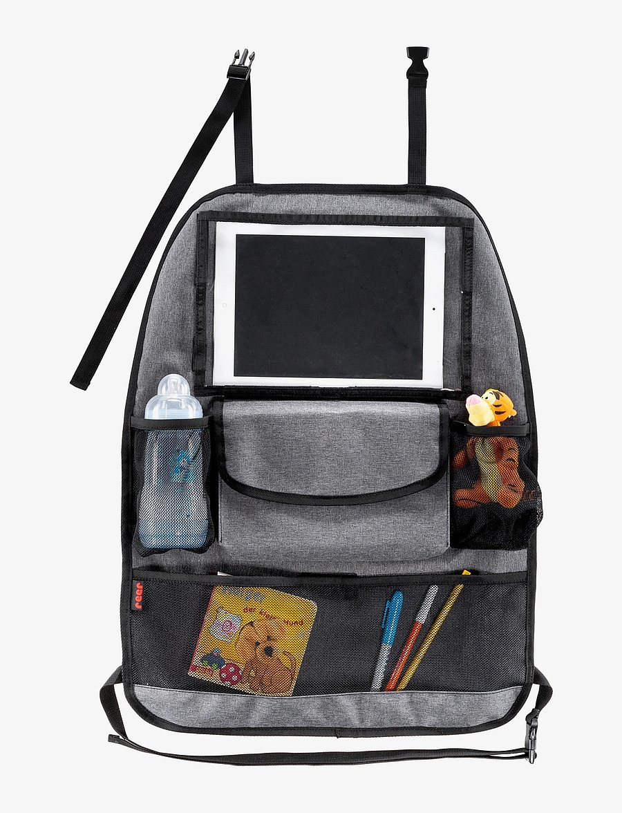 Reer - TravelKid Entertain car seat organizer - grey - 1