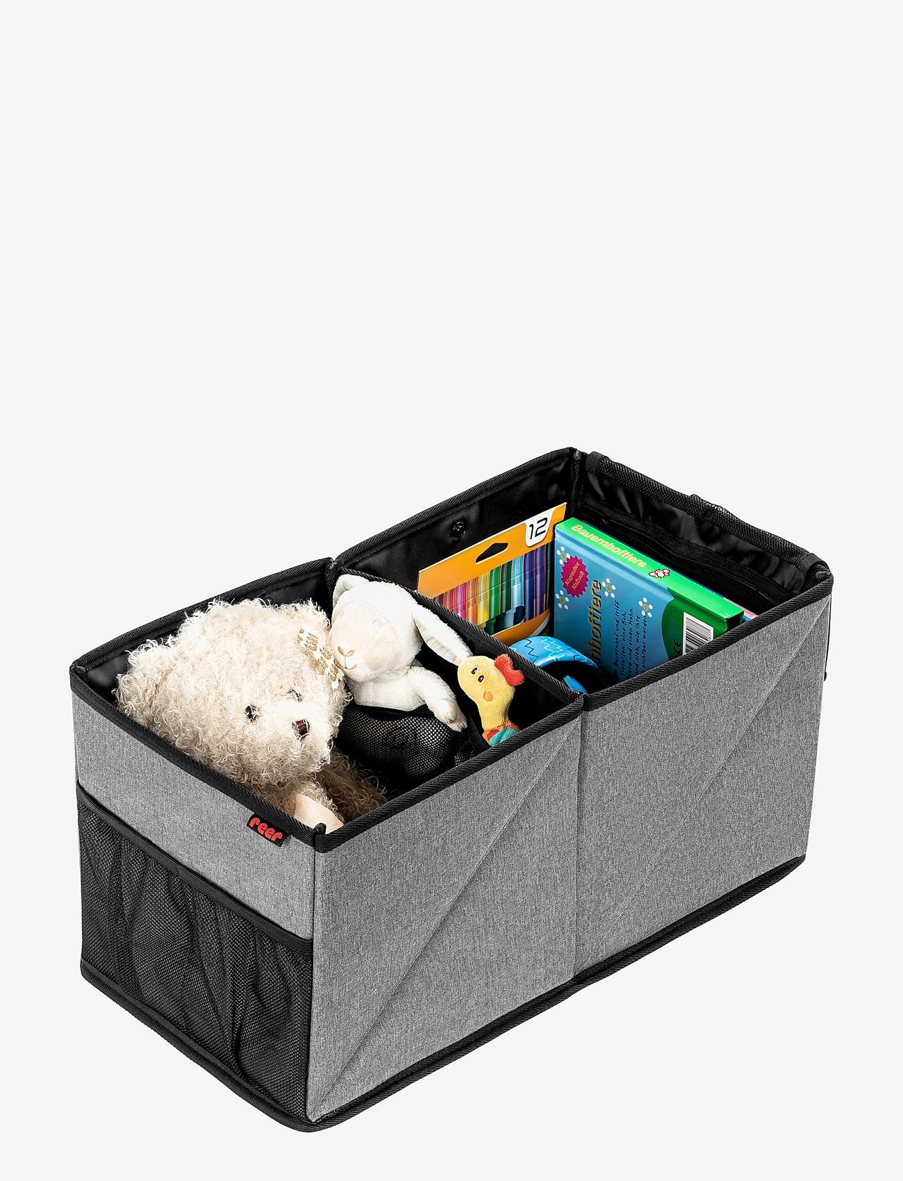 Reer - reer TravelKid Box car organizer box - matkatarvikkeet - grey - 1