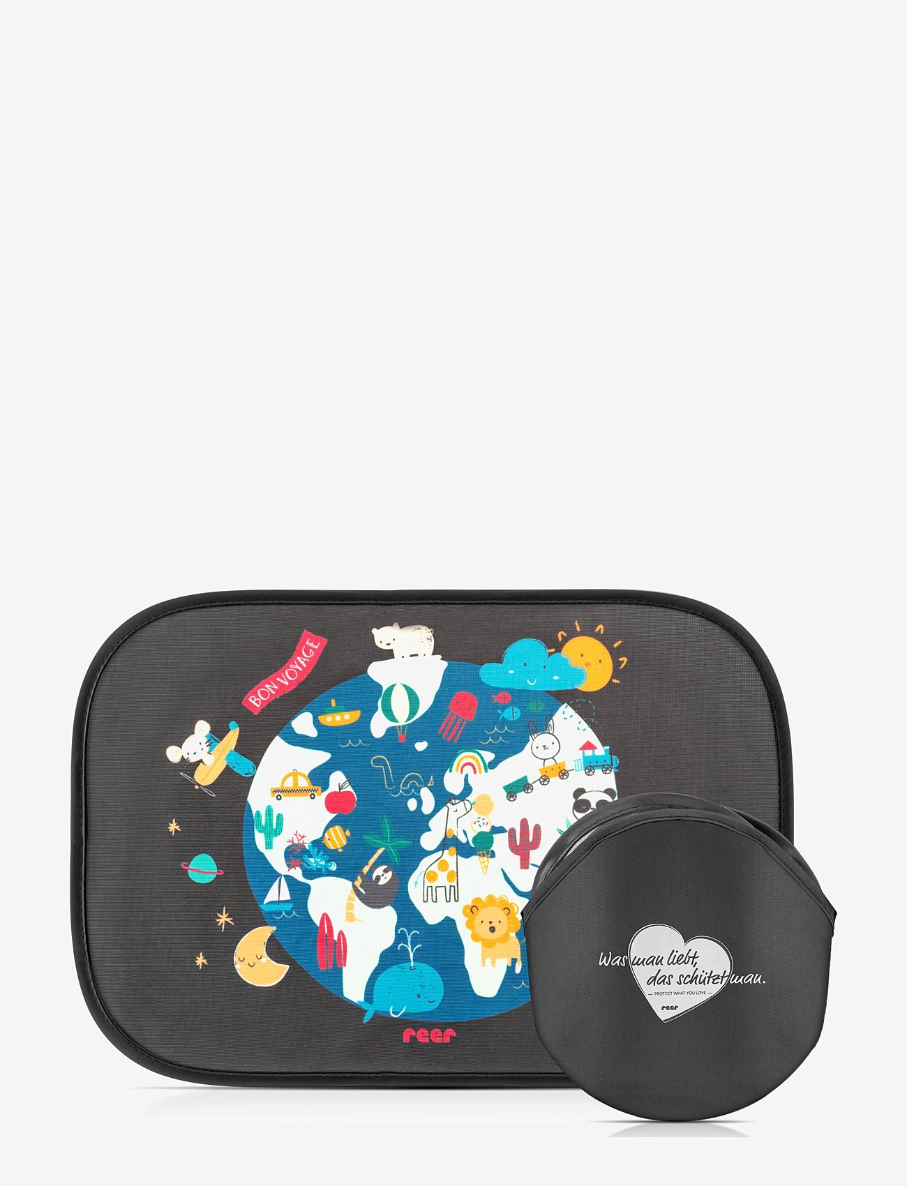 Reer - reer TravelKid Sun car sunshade - rejsetilbehør - black - 2