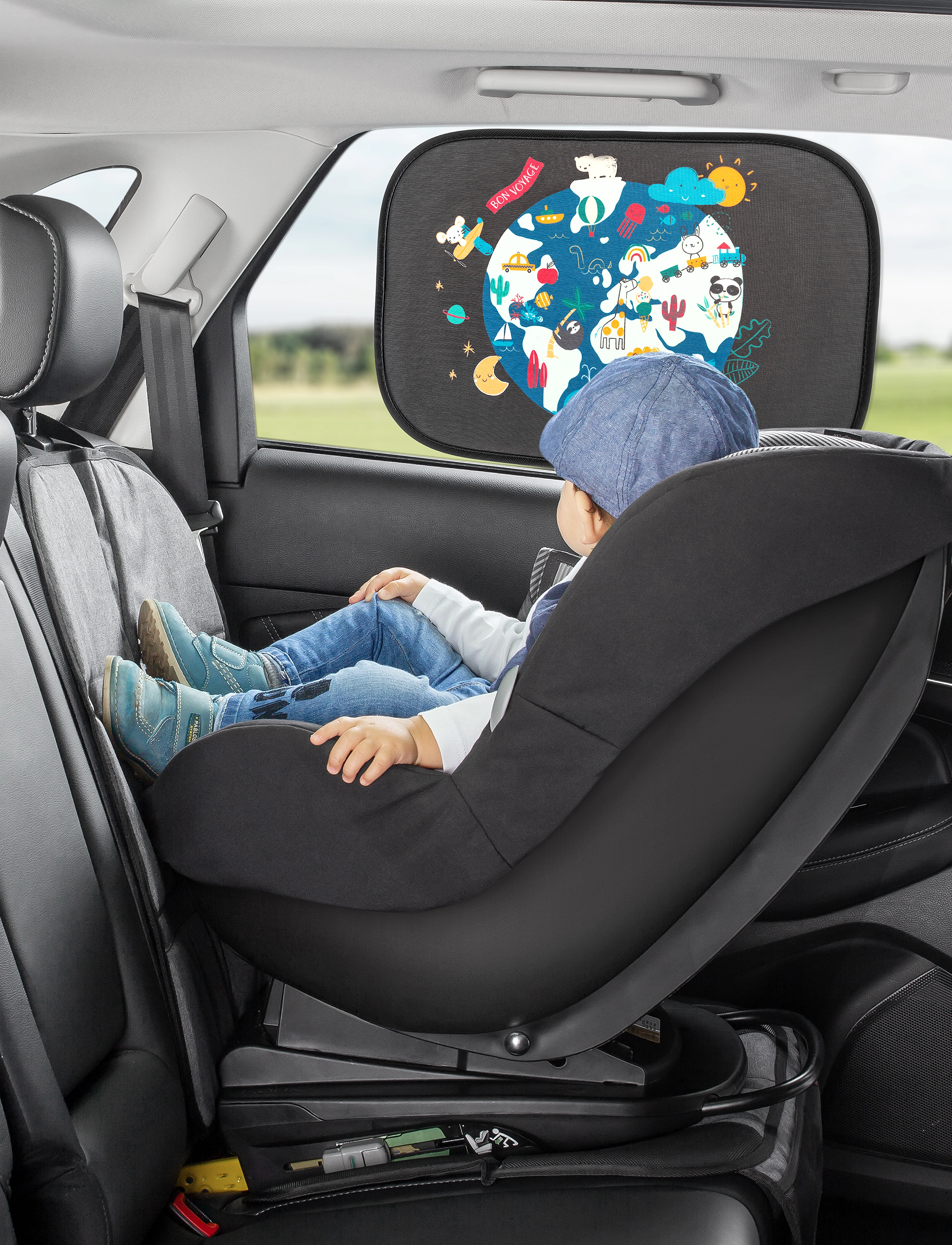 Reer - reer TravelKid Sun car sunshade - black - 5