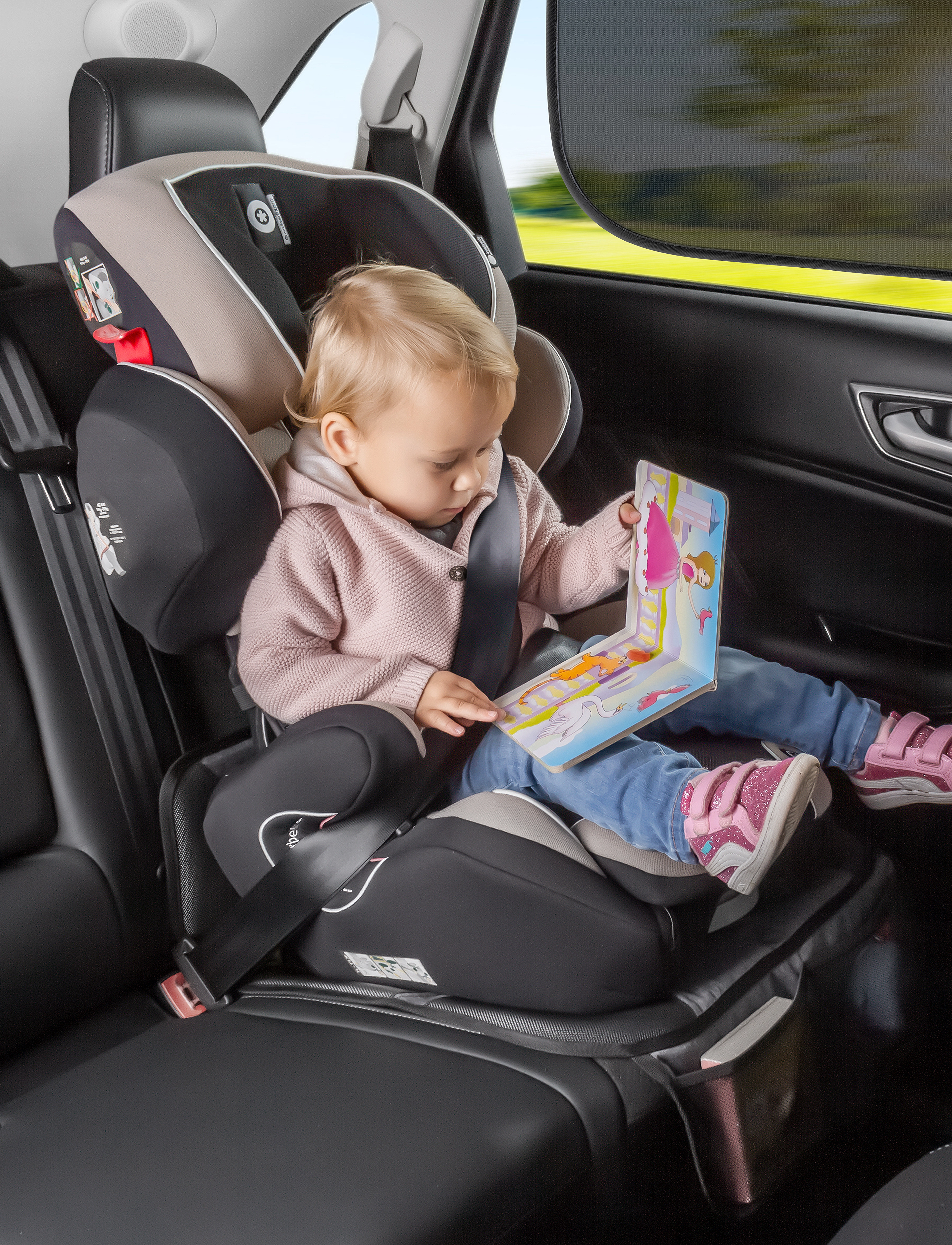 Reer - TravelKid Sun Pure car sunshade - black - 5