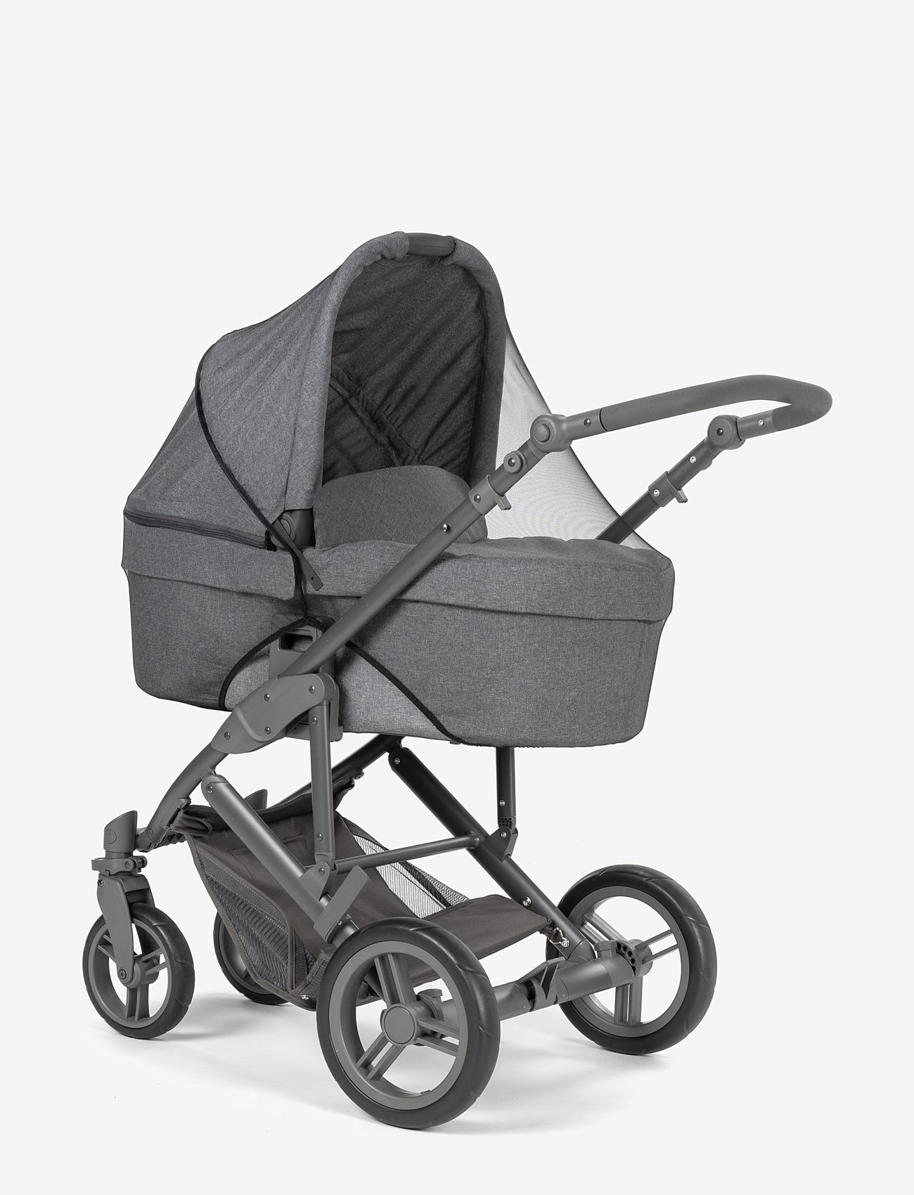 Reer - BiteSafe mosquito net for stroller, black - barnevognstilbehør - black - 1