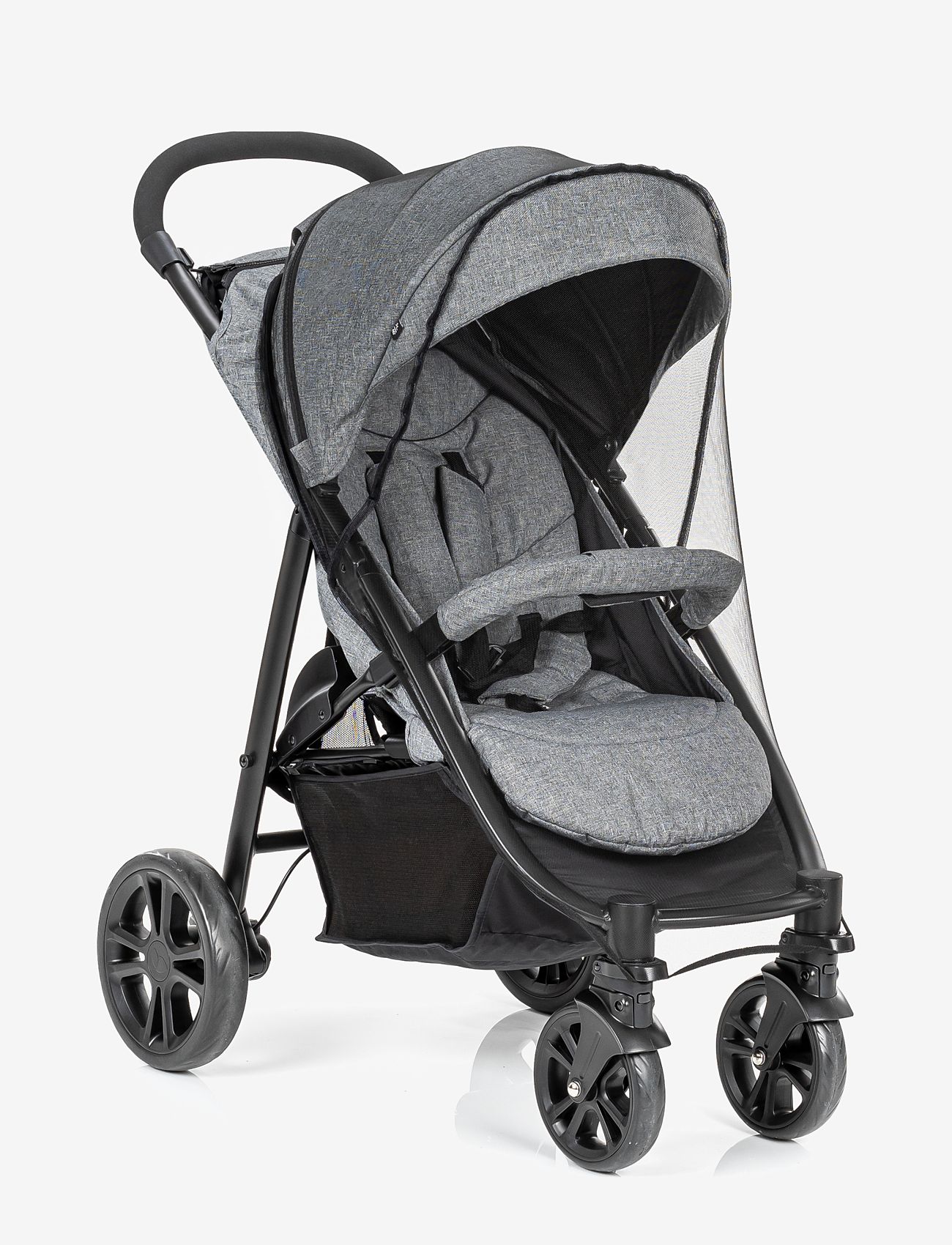 Reer - BiteSafe mosquito net for stroller, black - barnevognstilbehør - black - 2