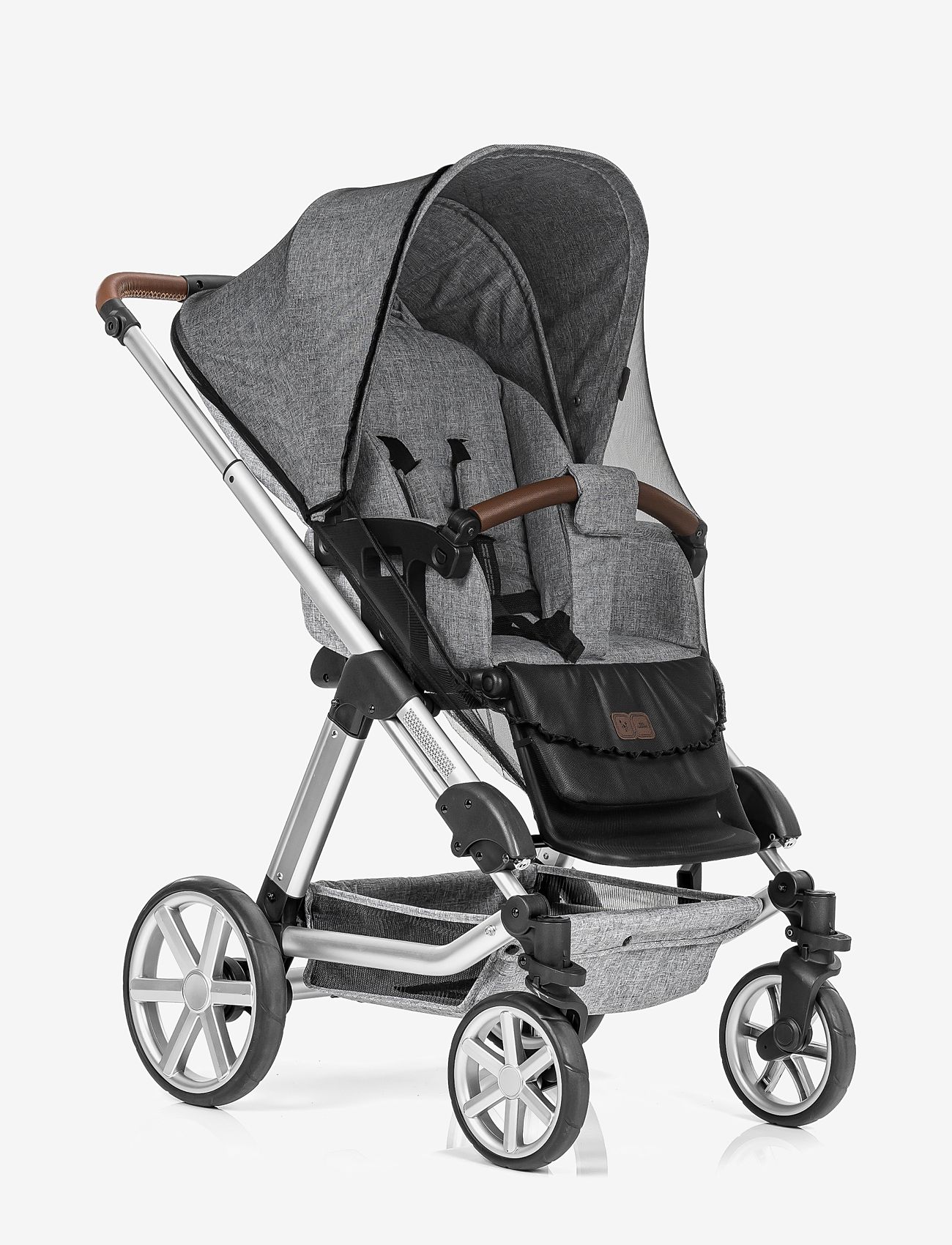 Reer - BiteSafe mosquito net for stroller, black - barnevognstilbehør - black - 3