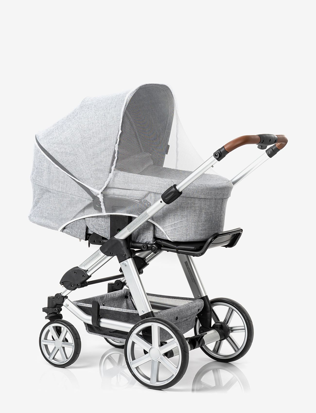 Reer - BiteSafe mosquito net for stroller, white - barnevognstilbehør - white - 1