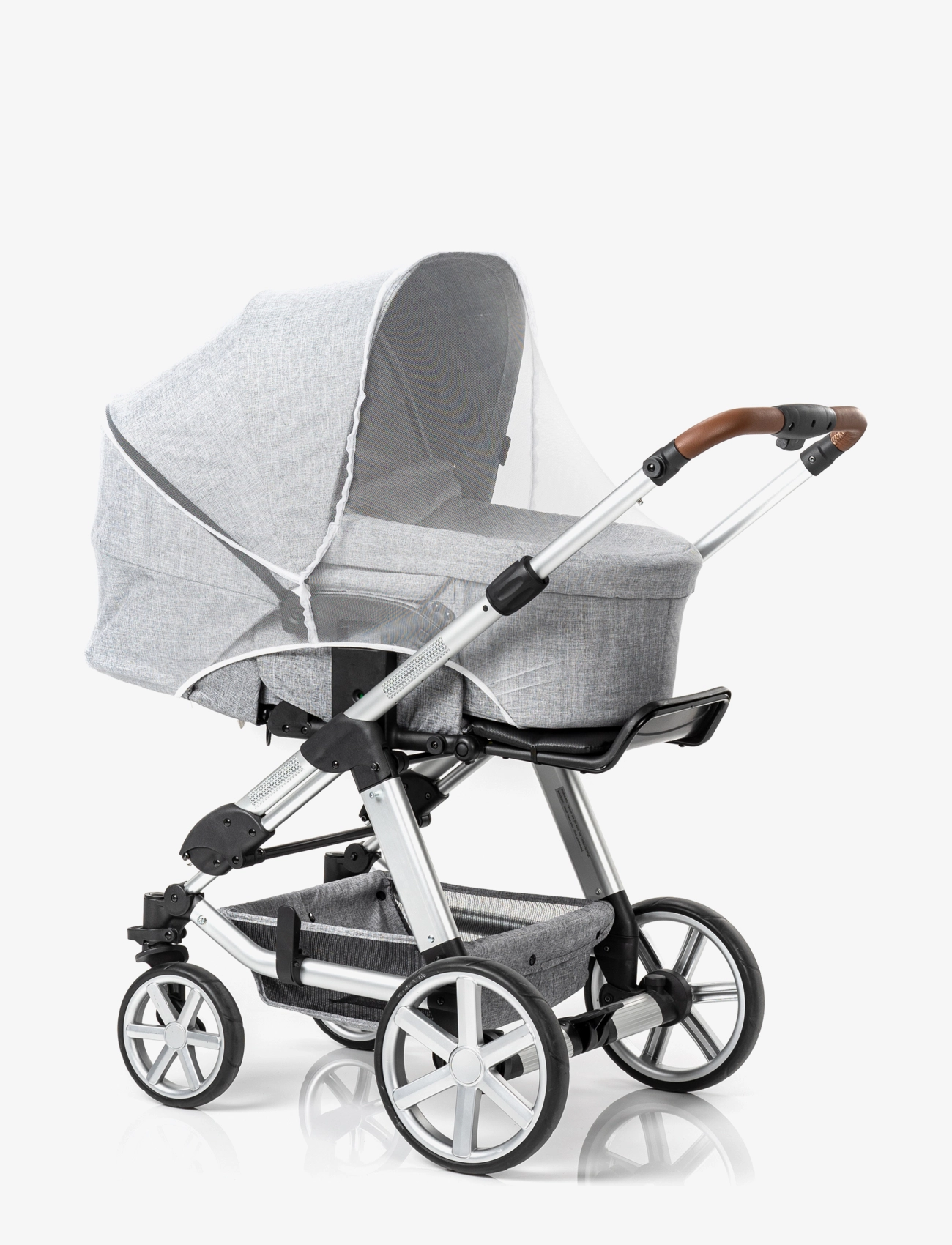 Reer BiteSafe mosquito net for stroller, white - 4 for 3 - WHITE / white