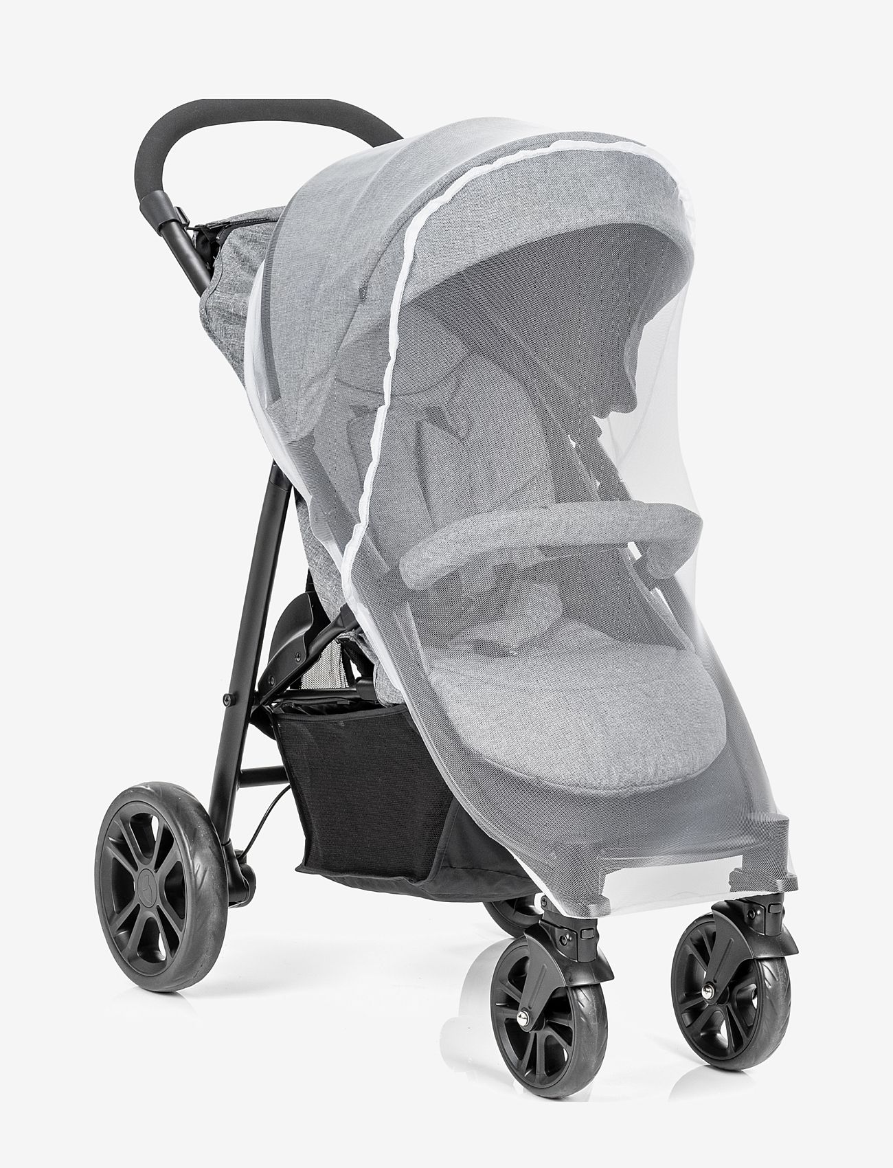 Reer - BiteSafe mosquito net for stroller, white - barnevognstilbehør - white - 2