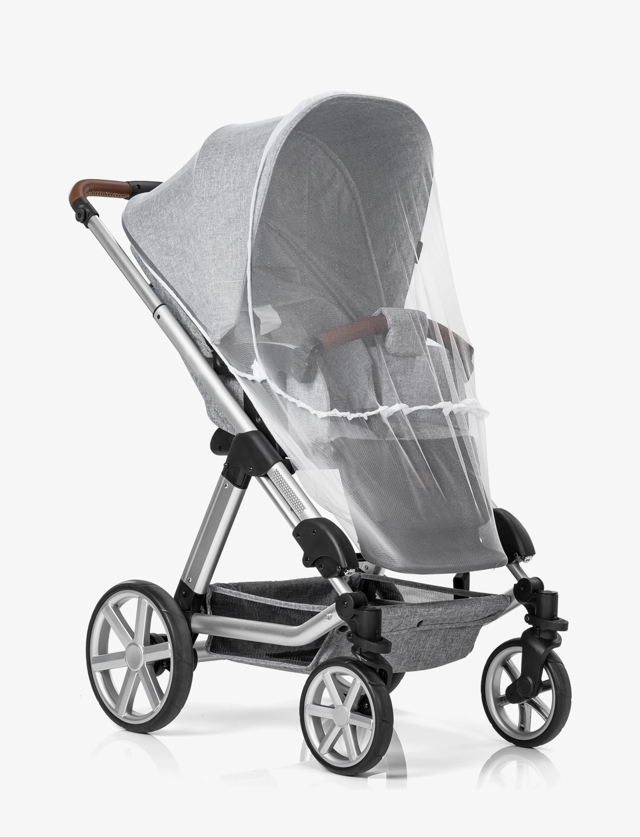 Reer - BiteSafe mosquito net for stroller, white - white - 3