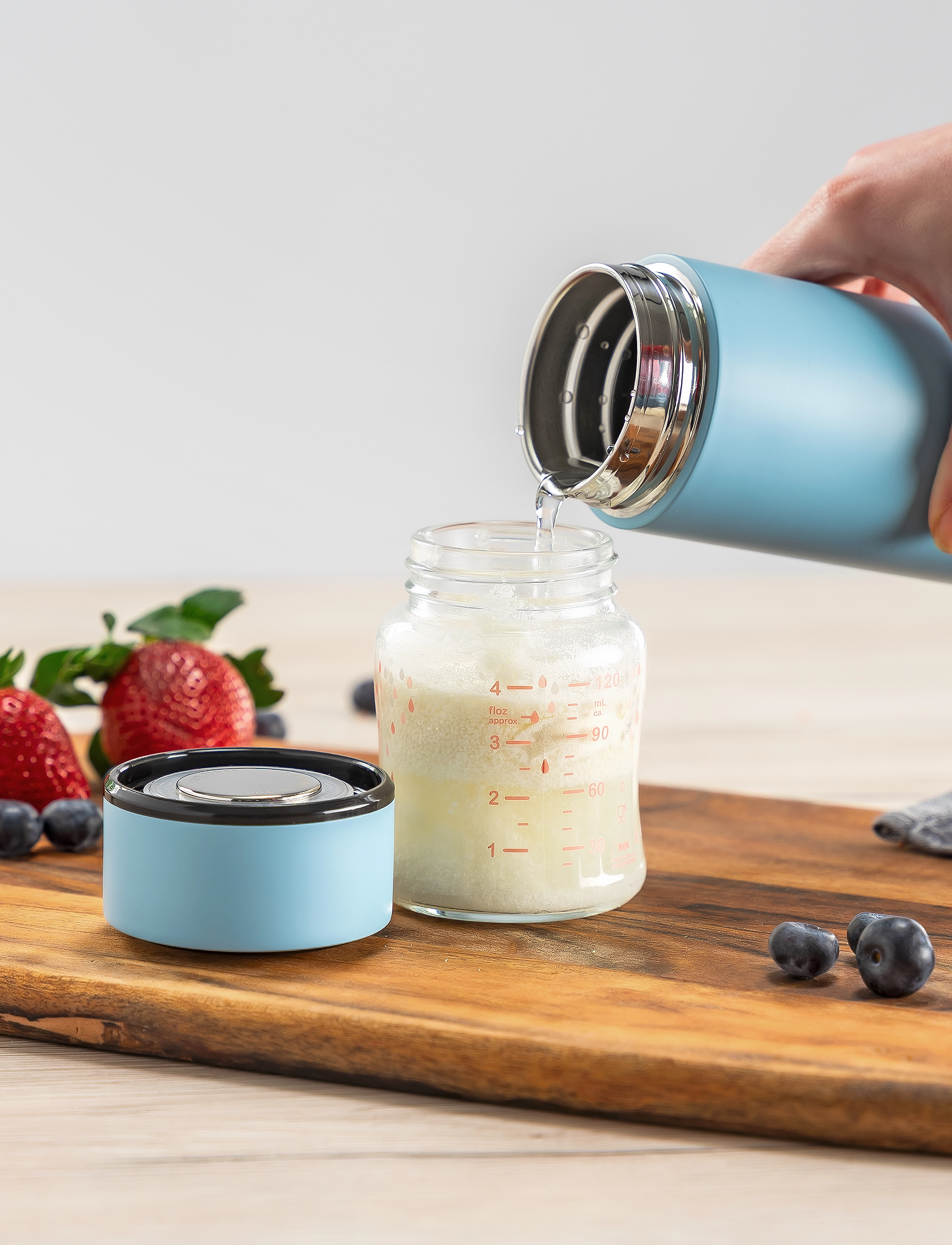 Reer - ColourDesign - Thermos bottle , Blue - blue - 4