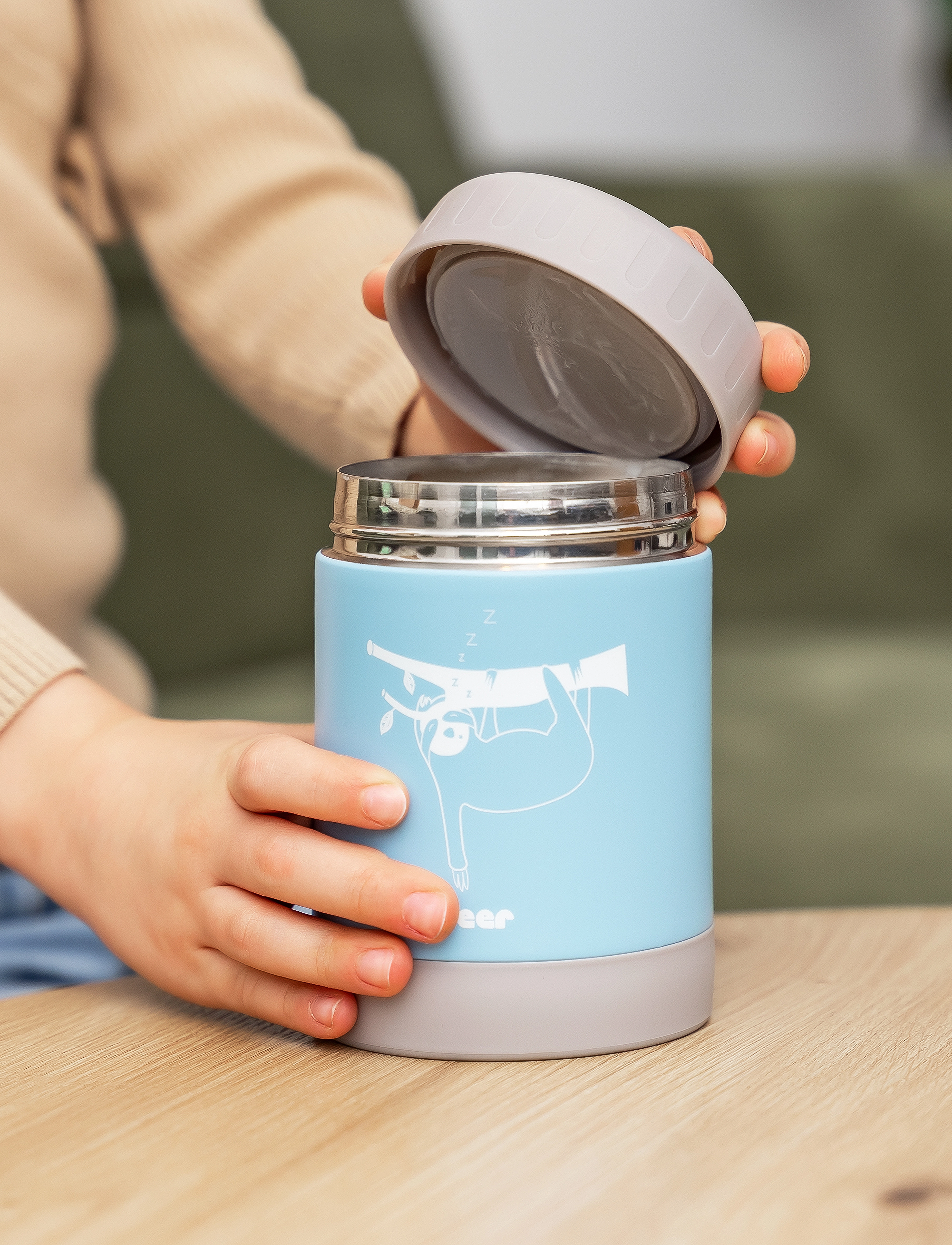 Reer - ColourDesign - Thermal container, Blue - blue - 3
