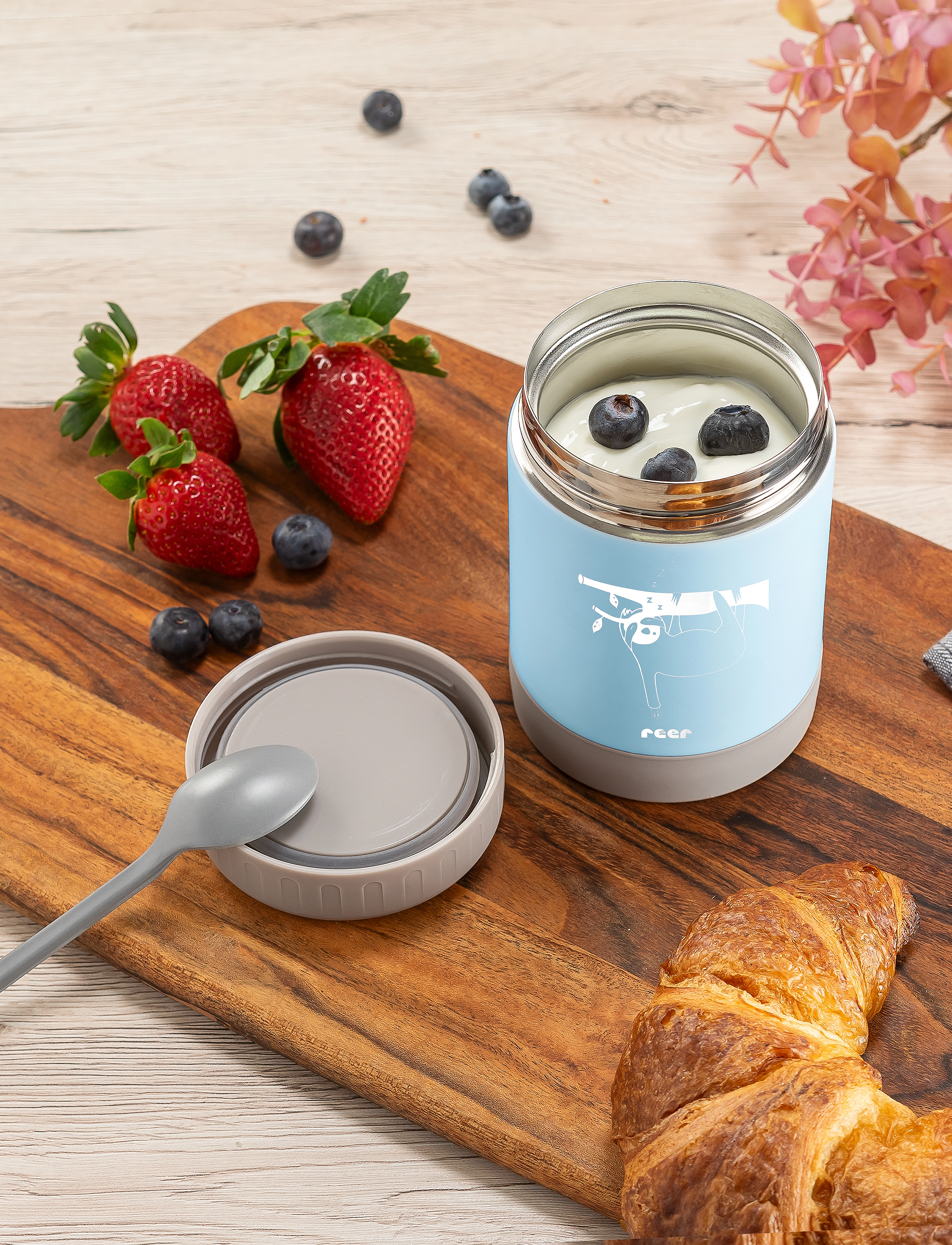 Reer - ColourDesign - Thermal container, Blue - blue - 4