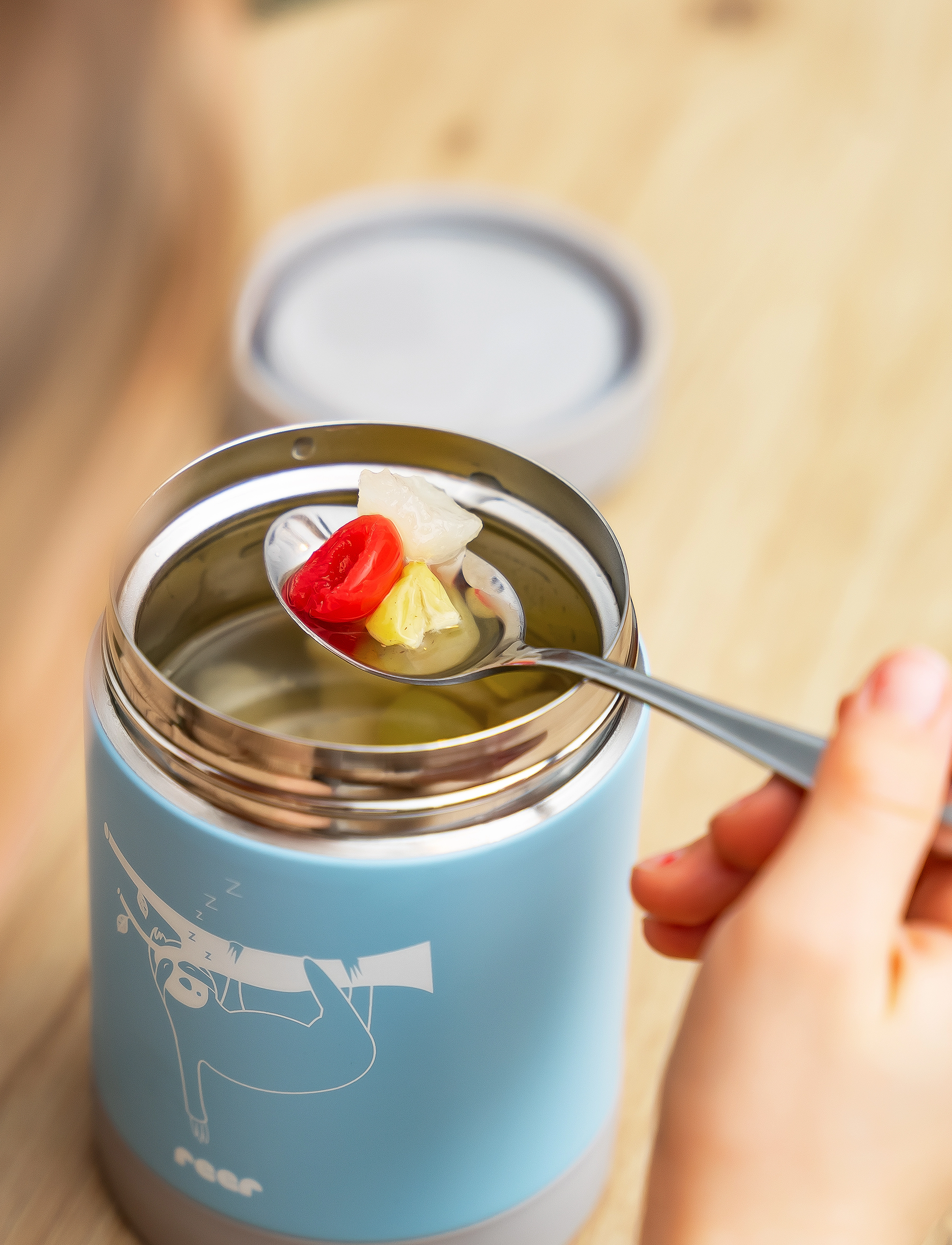 Reer - ColourDesign - Thermal container, Blue - blue - 5