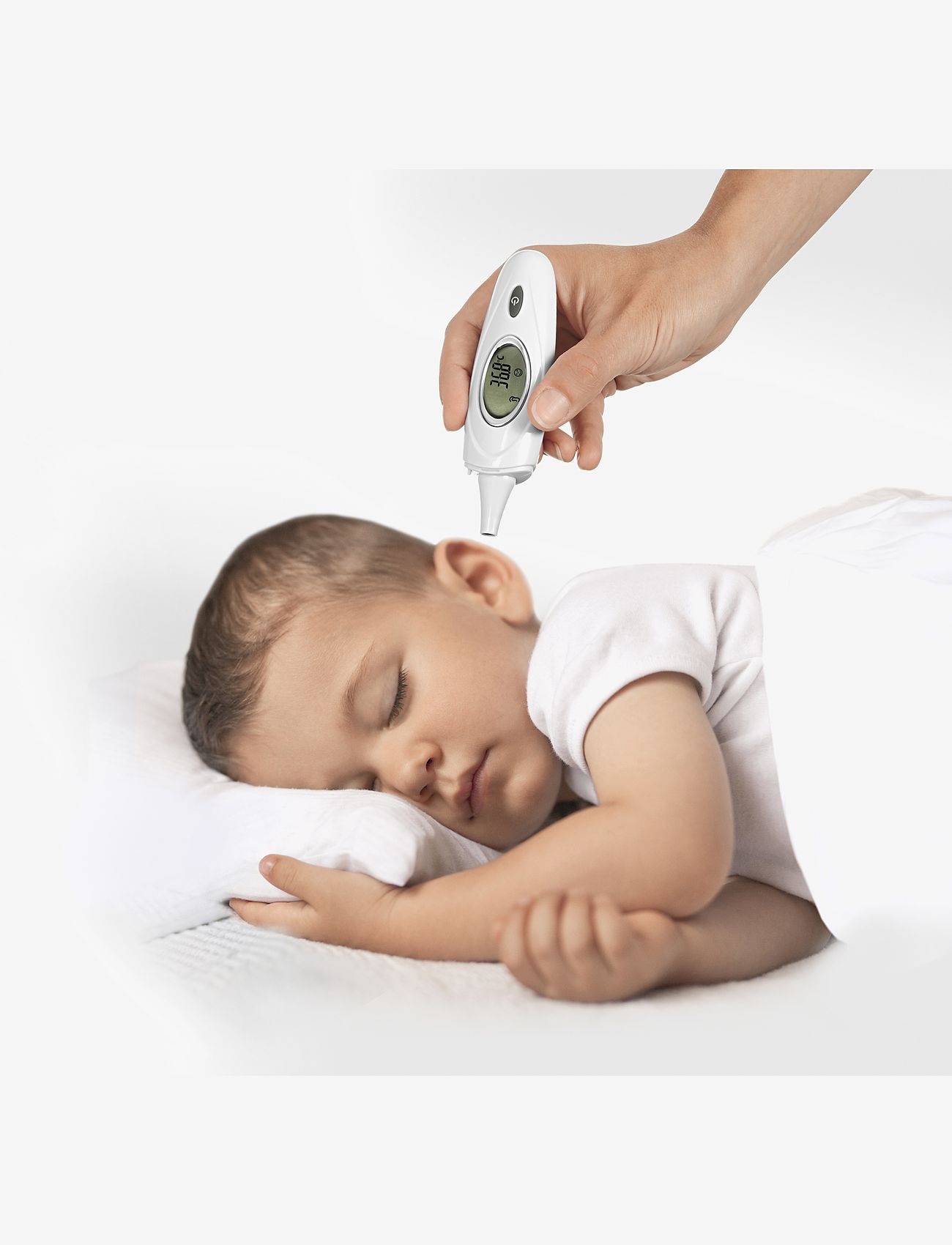 Reer - SkinTemp 3in1 infrared thermometer - thermometer - white - 2