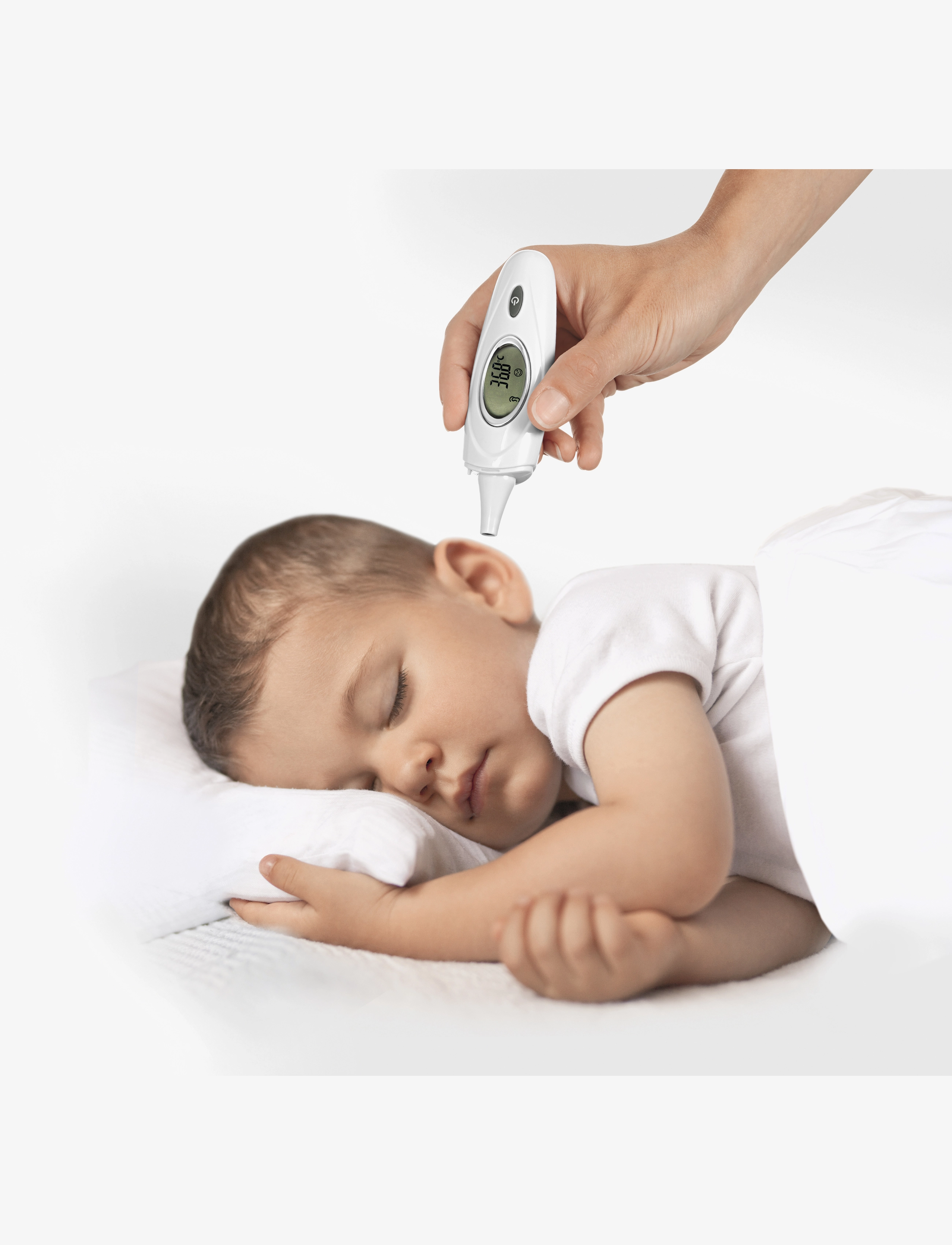 Reer - SkinTemp 3in1 infrared thermometer - termometer - white - 2