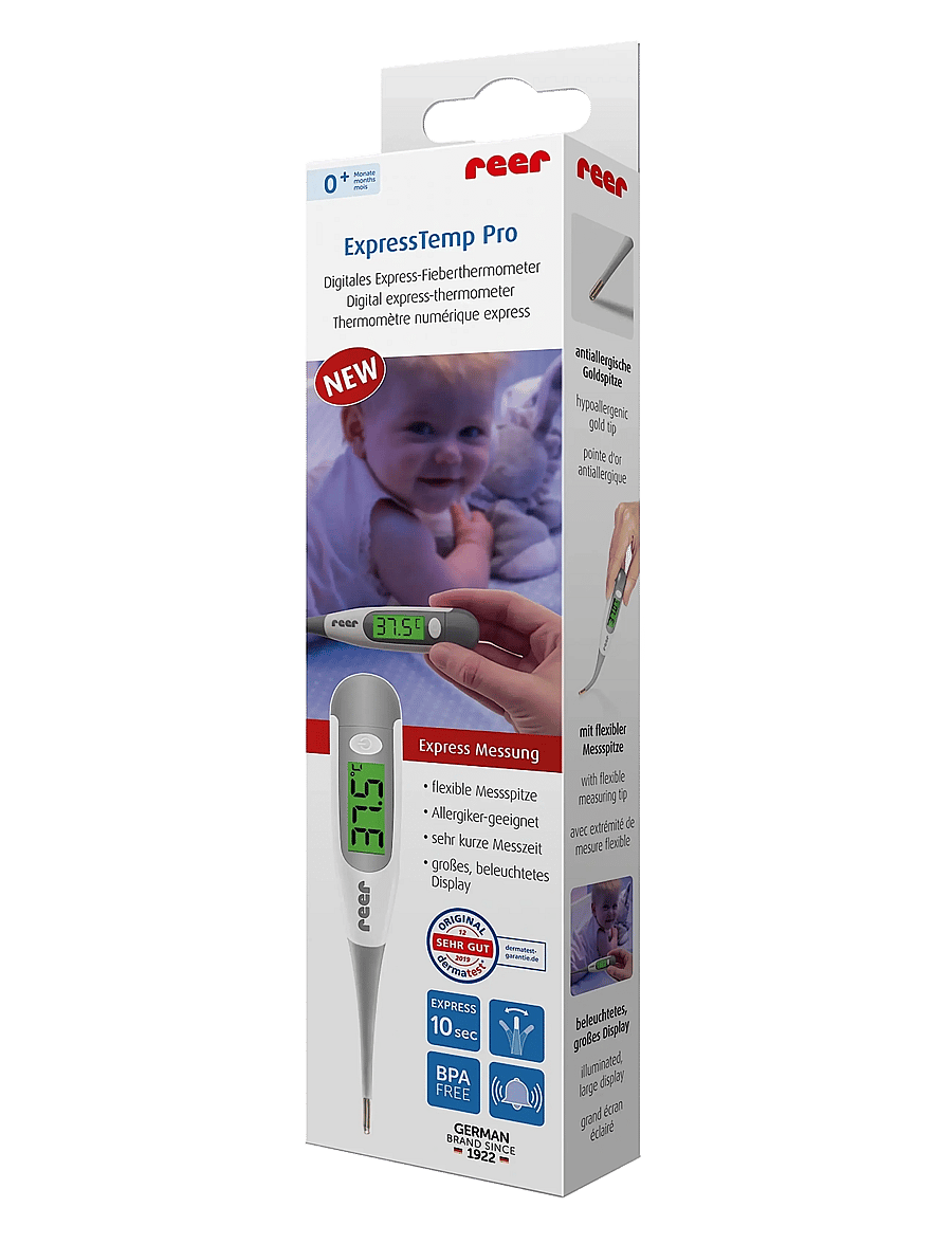 Reer - ExpressTemp Pro, digital express-thermometer - thermometer - white - 2