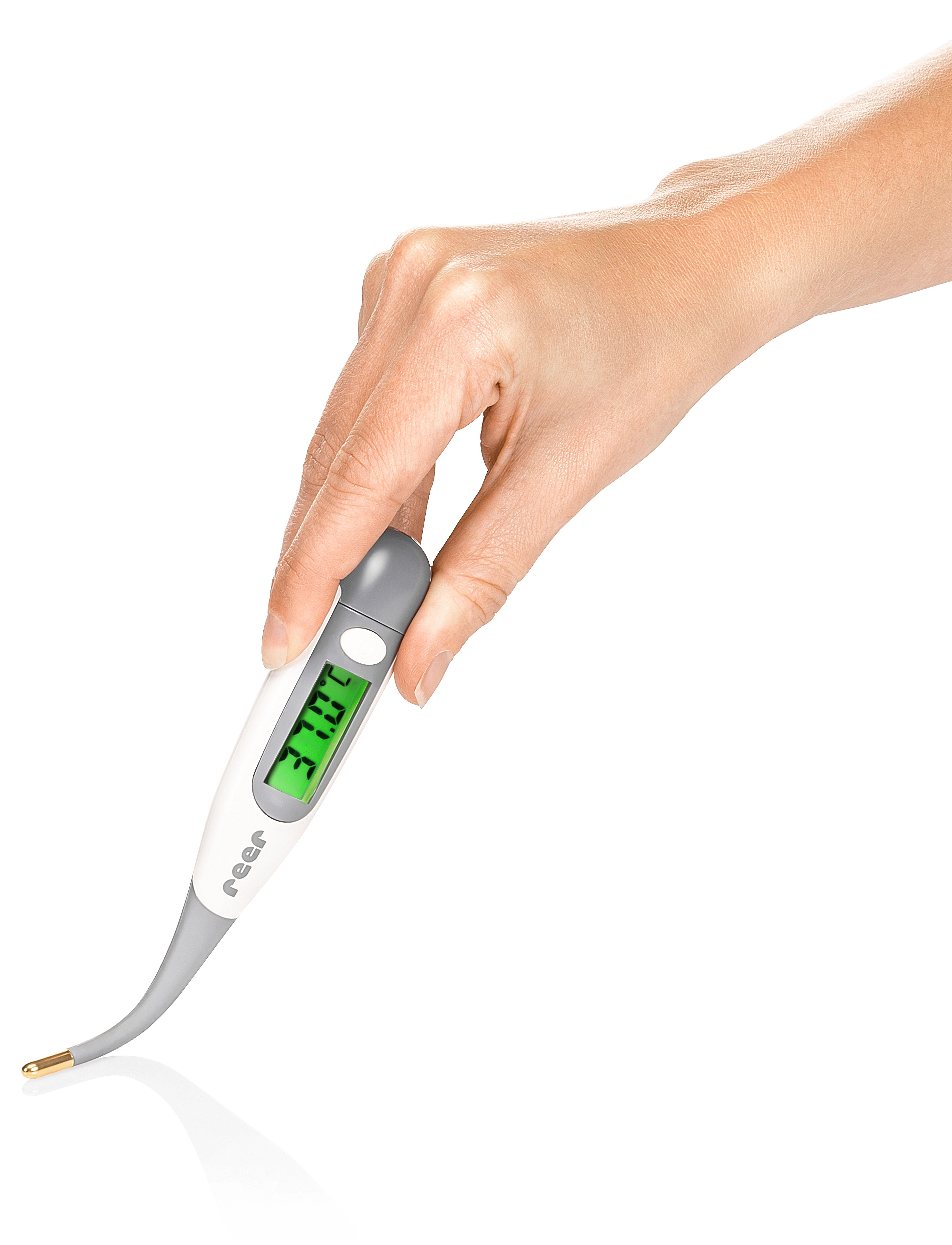 Reer Expresstemp Pro, Digital Express-Thermometer, Børn, Digitalt Termometer, Hvid, Str: ONE SIZE