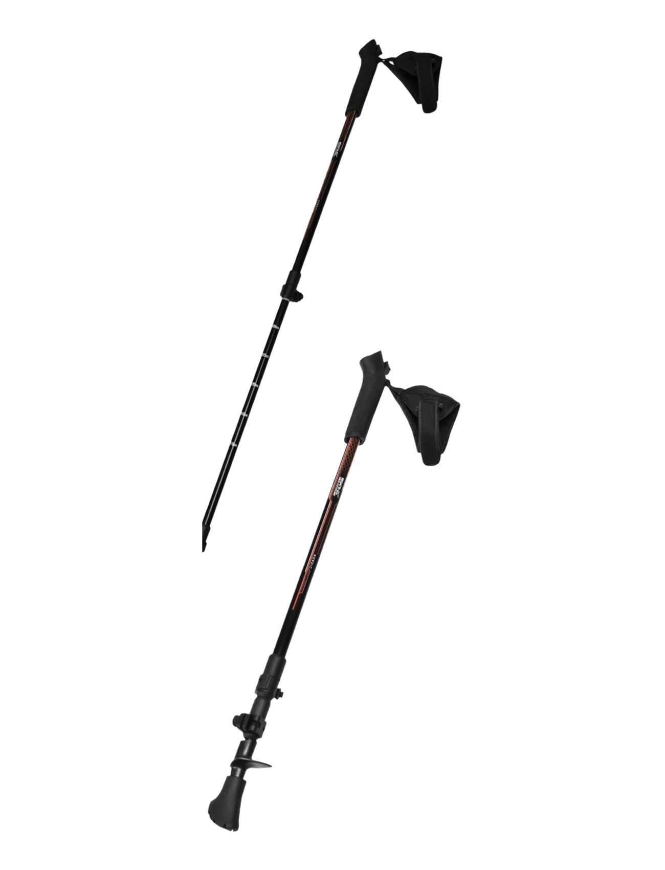 Regatta Nordic Wlk Pole - Wanderausrüstung - BLACK / black