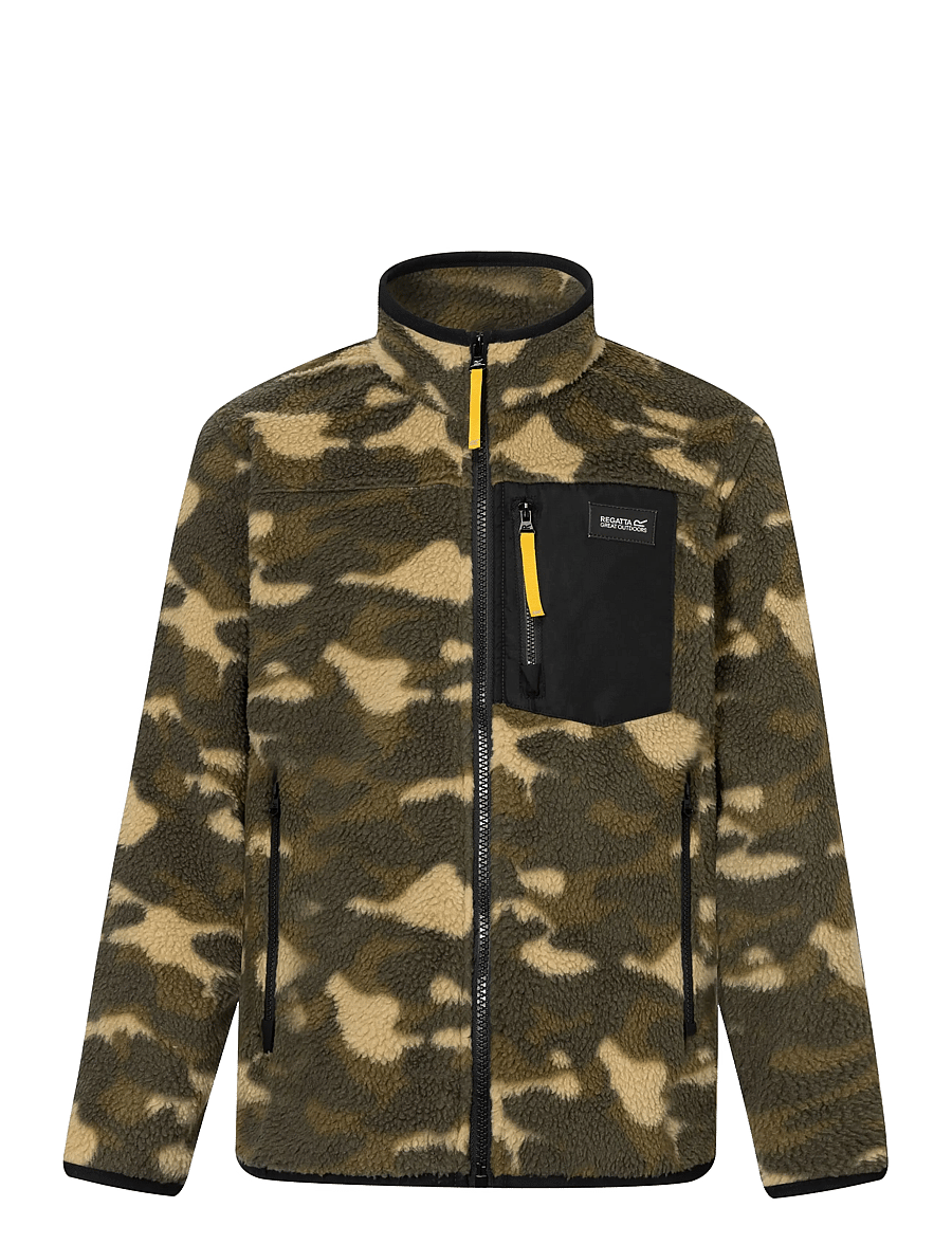 Regatta - JrFrankieWmFle - fleecejacken - bark green camo - 2f0 - 1