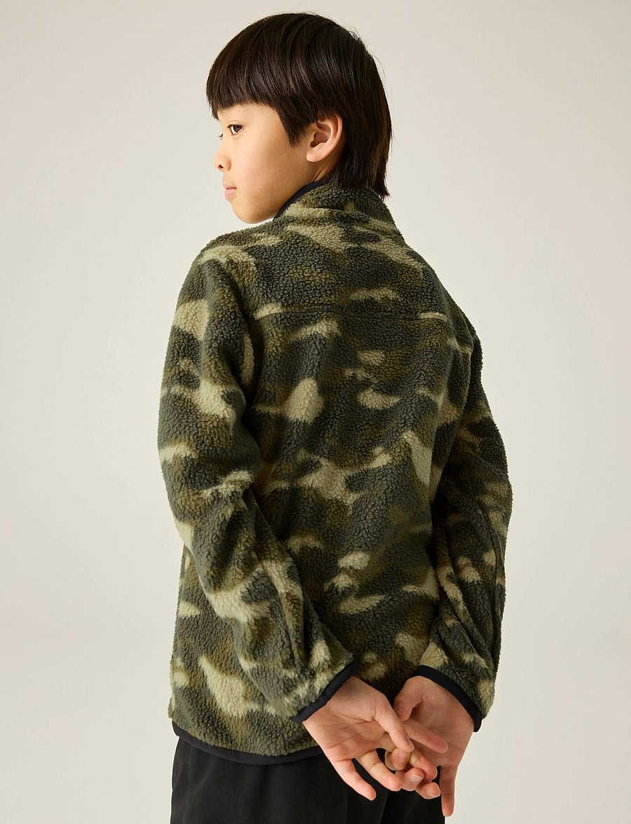 Regatta - JrFrankieWmFle - fleecejacken - bark green camo - 2f0 - 4