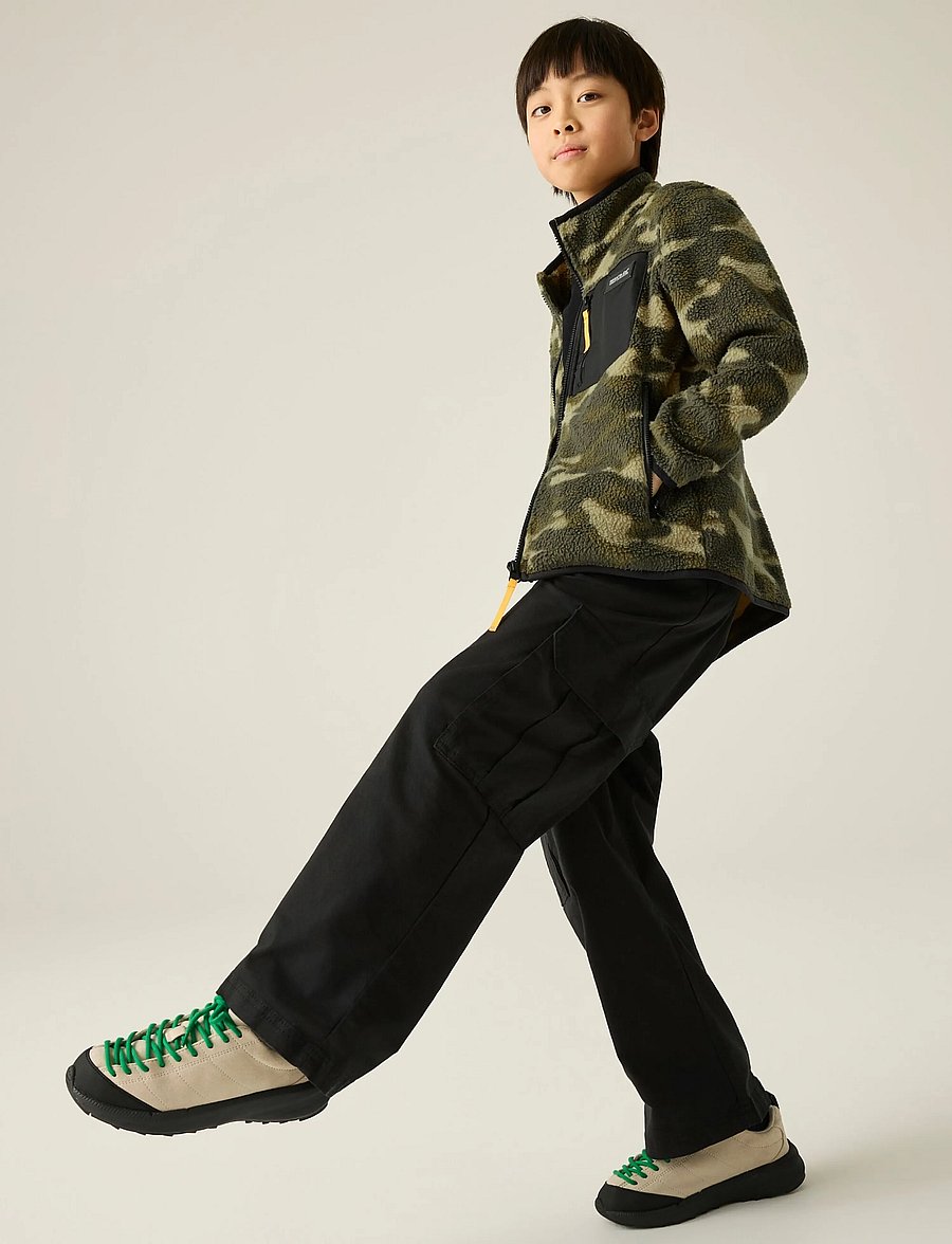 Regatta - JrFrankieWmFle - fleecejacken - bark green camo - 2f0 - 5