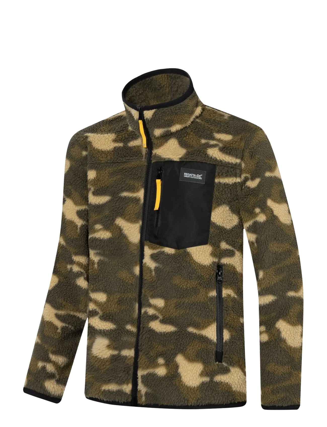 Regatta - JrFrankieWmFle - fliisjakid - bark green camo - 2f0 - 3