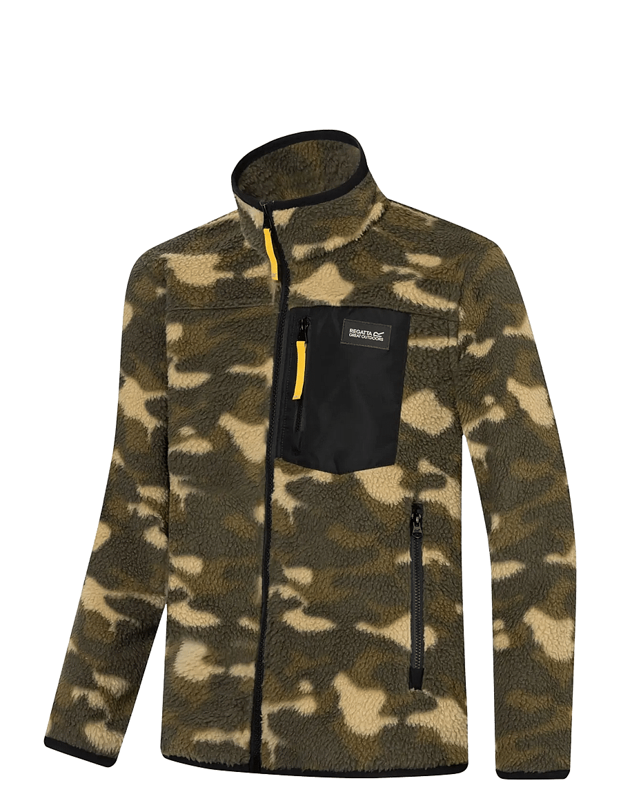 Regatta - JrFrankieWmFle - fleecejacken - bark green camo - 2f0 - 3