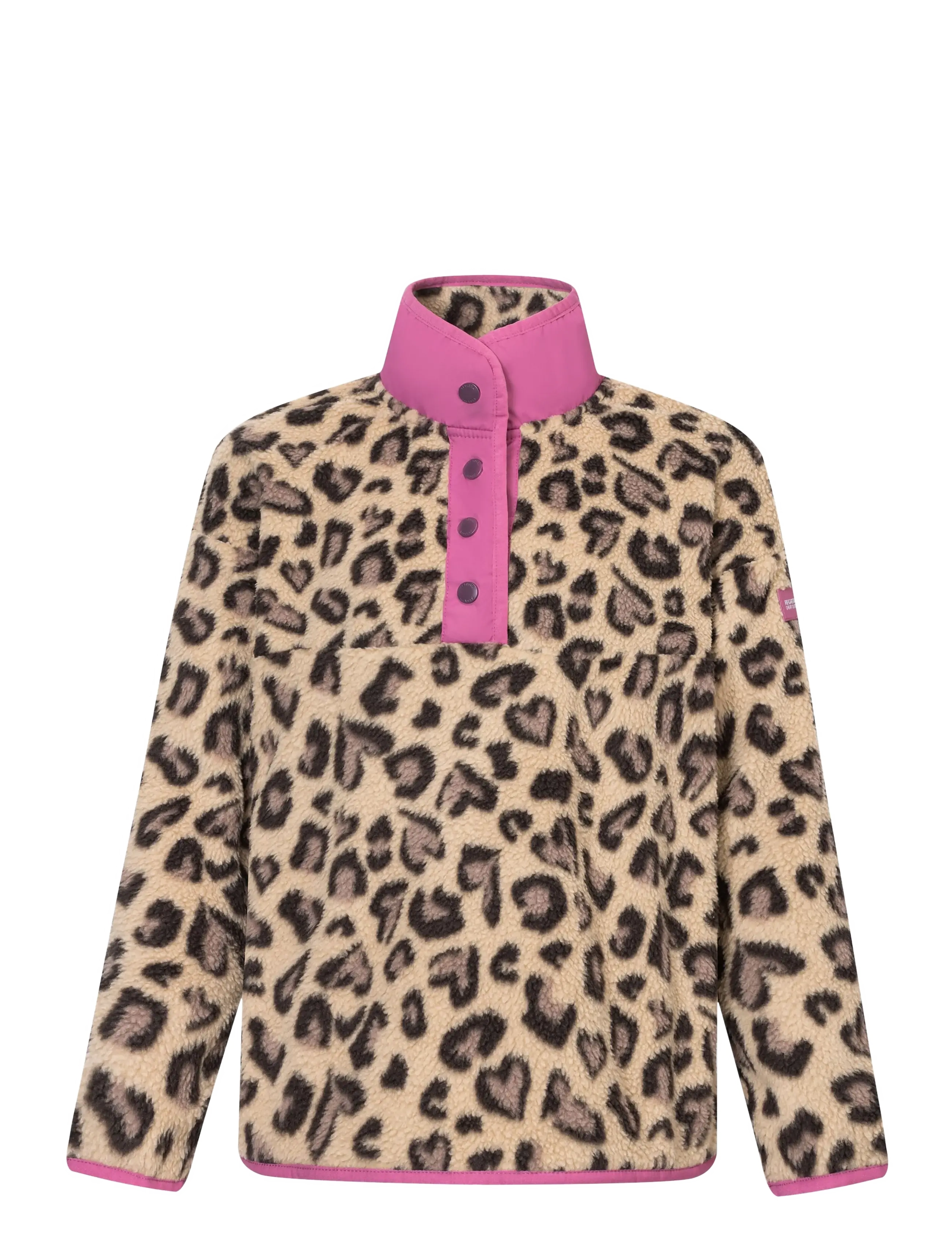 Regatta Eva - Fleecejacken - MOCHA LEOPARD/VIOLET - 0RM / beige