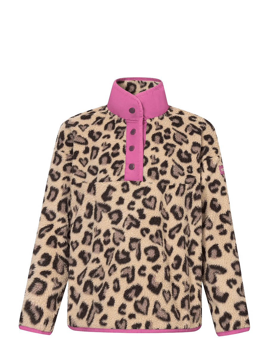 Regatta - Eva - fliisjakid - mocha leopard/violet - 0rm - 1