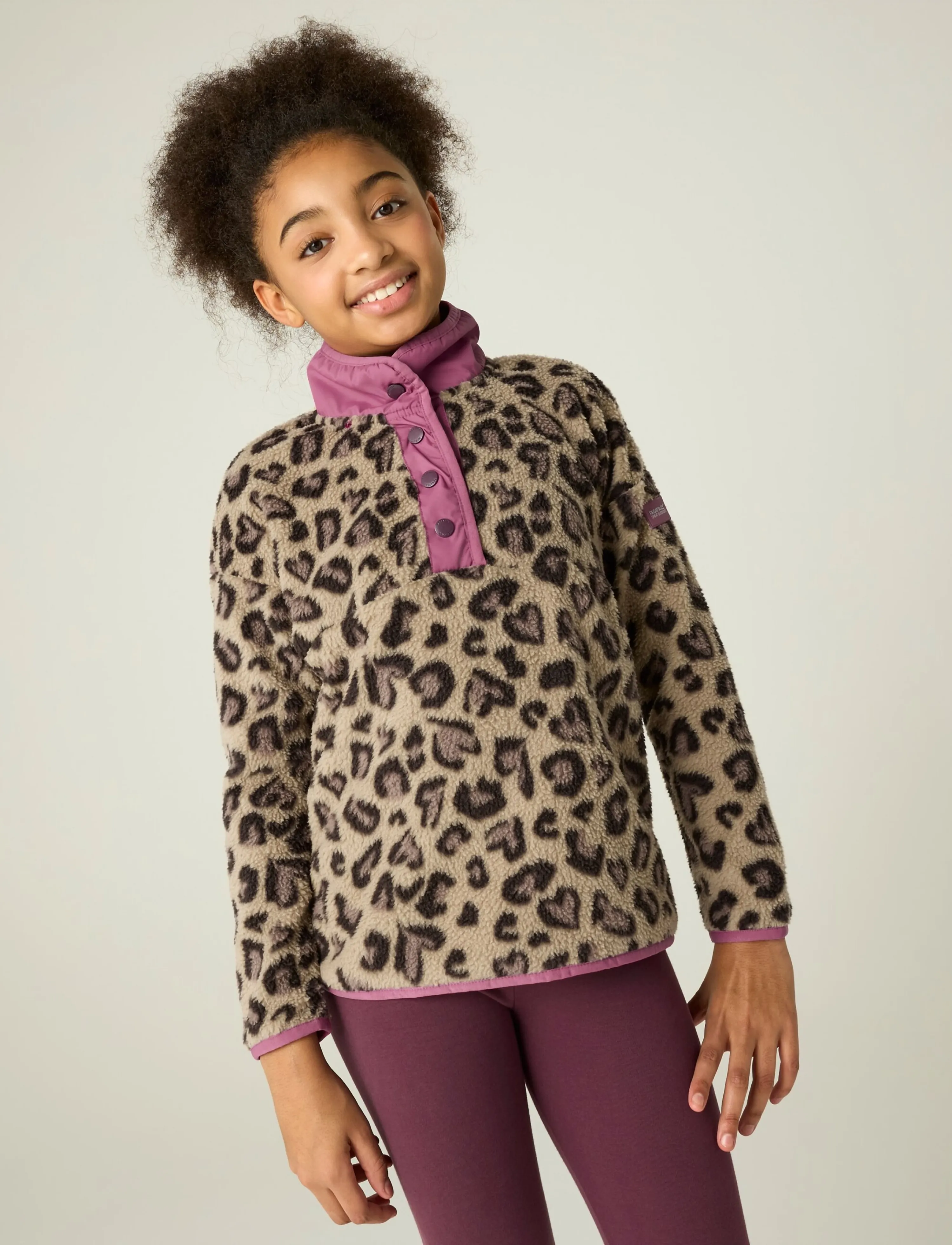 Regatta - Eva - mocha leopard/violet - 0rm - 0