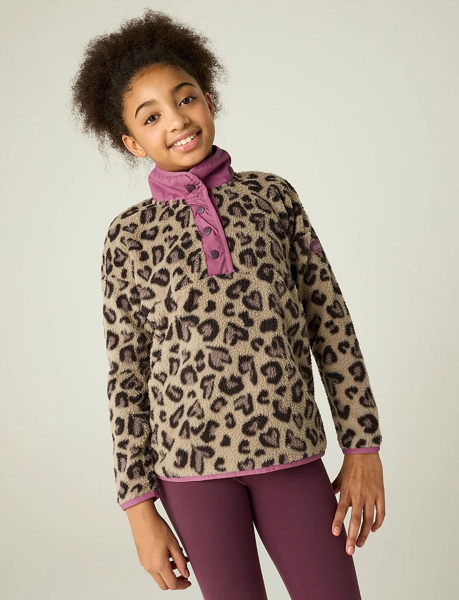 Regatta - Eva - fliisjakid - mocha leopard/violet - 0rm - 0
