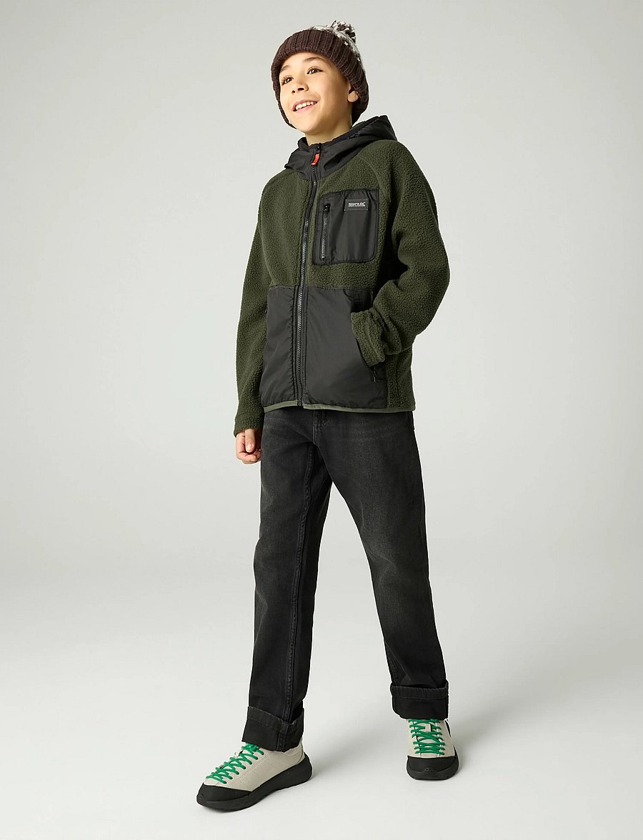 Regatta - MunroHybrJk - fliisjakid - dark khaki/black - 2bc - 5