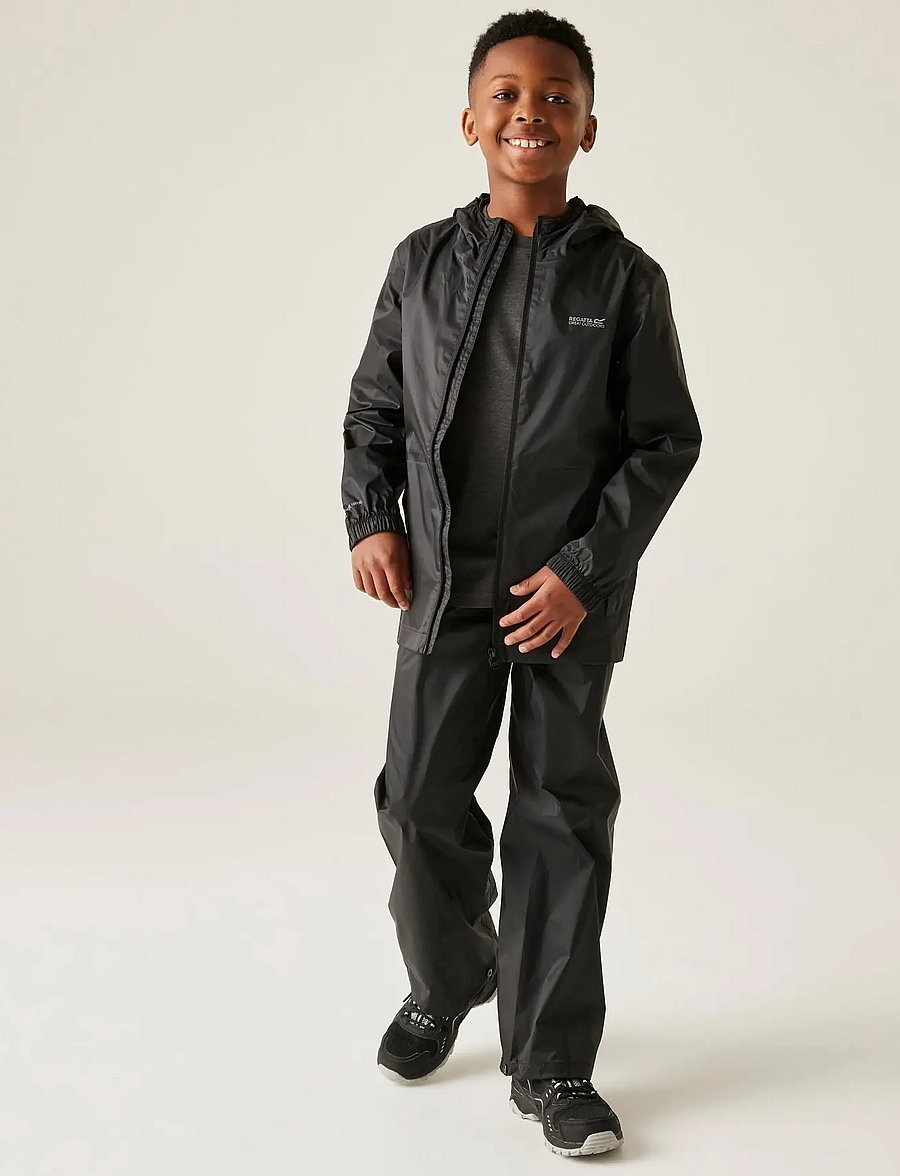 Regatta - Kid Pk It Jkt III - rain jackets - black - 800 - 5