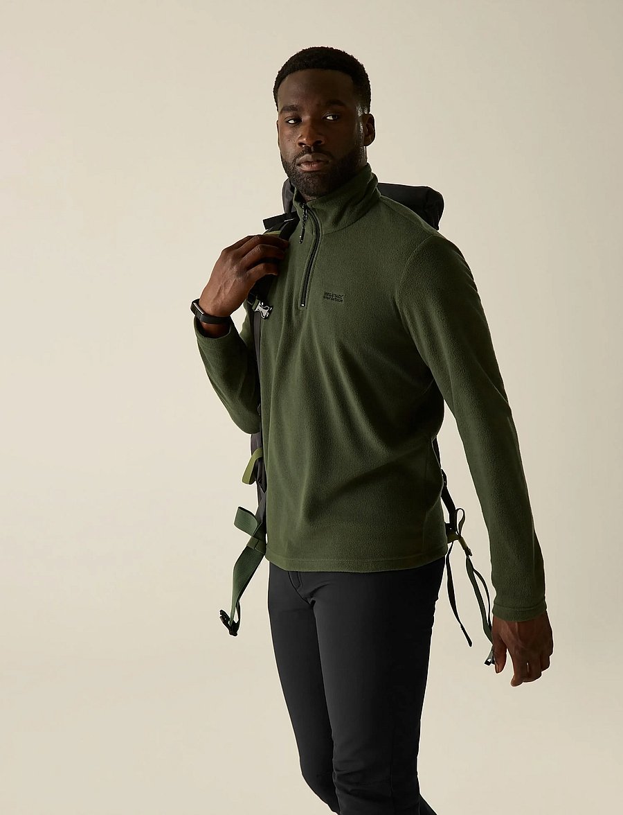 Regatta - Thompson Fleece / Thompson Fleece - fleece & mellanlager - dark khaki - 0