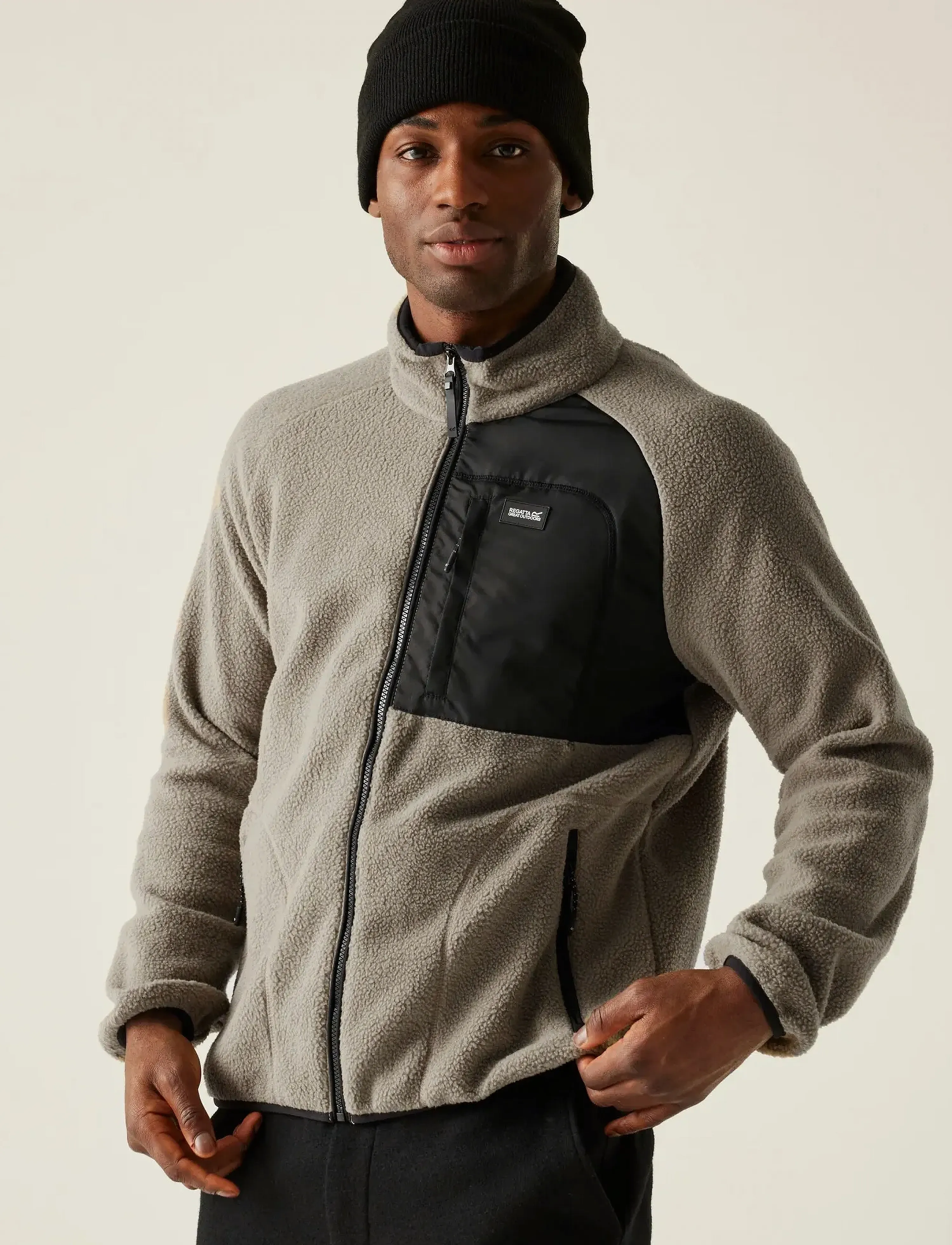 Regatta Frankie Borg, S, Sport Fleeces & Midlayers, Beige - Fleeces, Männerswear