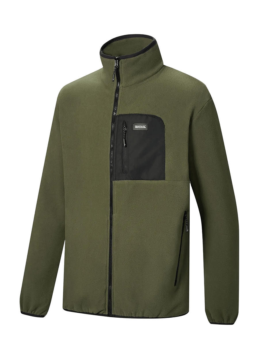 Regatta - Frankie F/Z Fle / Frankie F/Z Fle - fleece & midlayer - dark khaki/black - 2