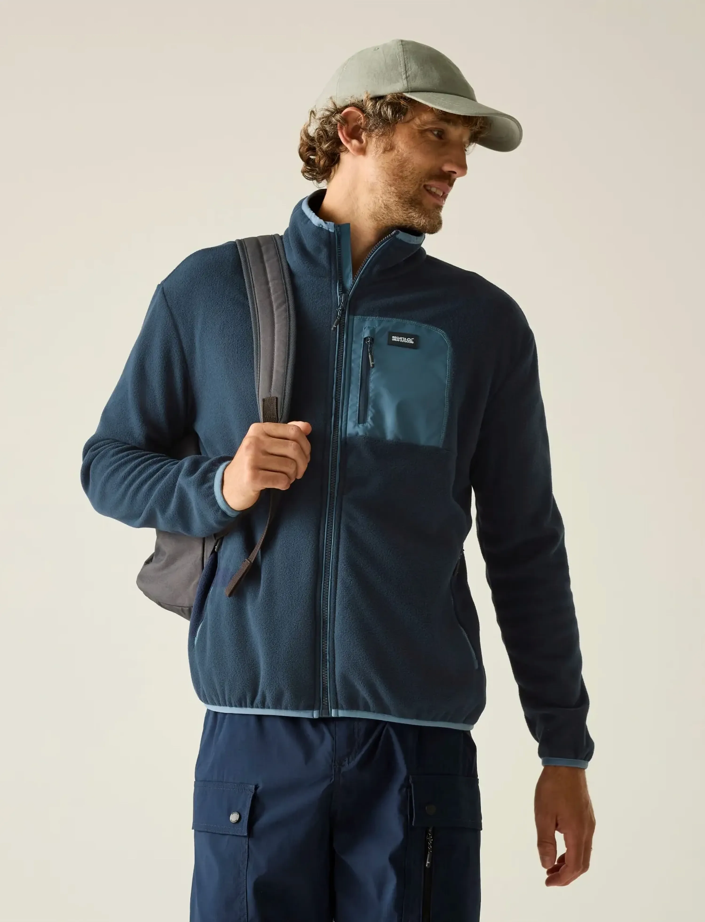 Regatta Frankie F/Z Fleece - Fleece-Pullover - NAVY/CHINA BLUE / navy