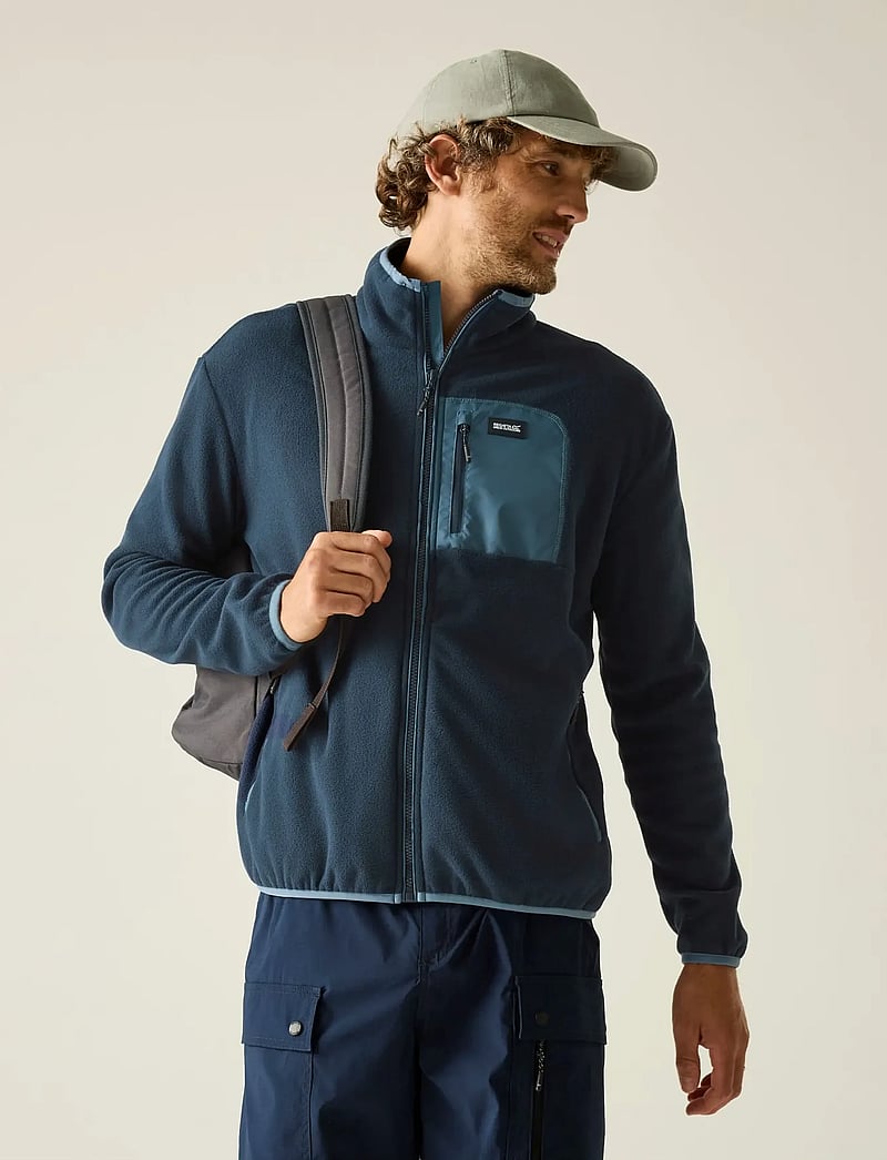 Regatta - Frankie F/Z Fleece - fleece & midlayer - navy/china blue - 0